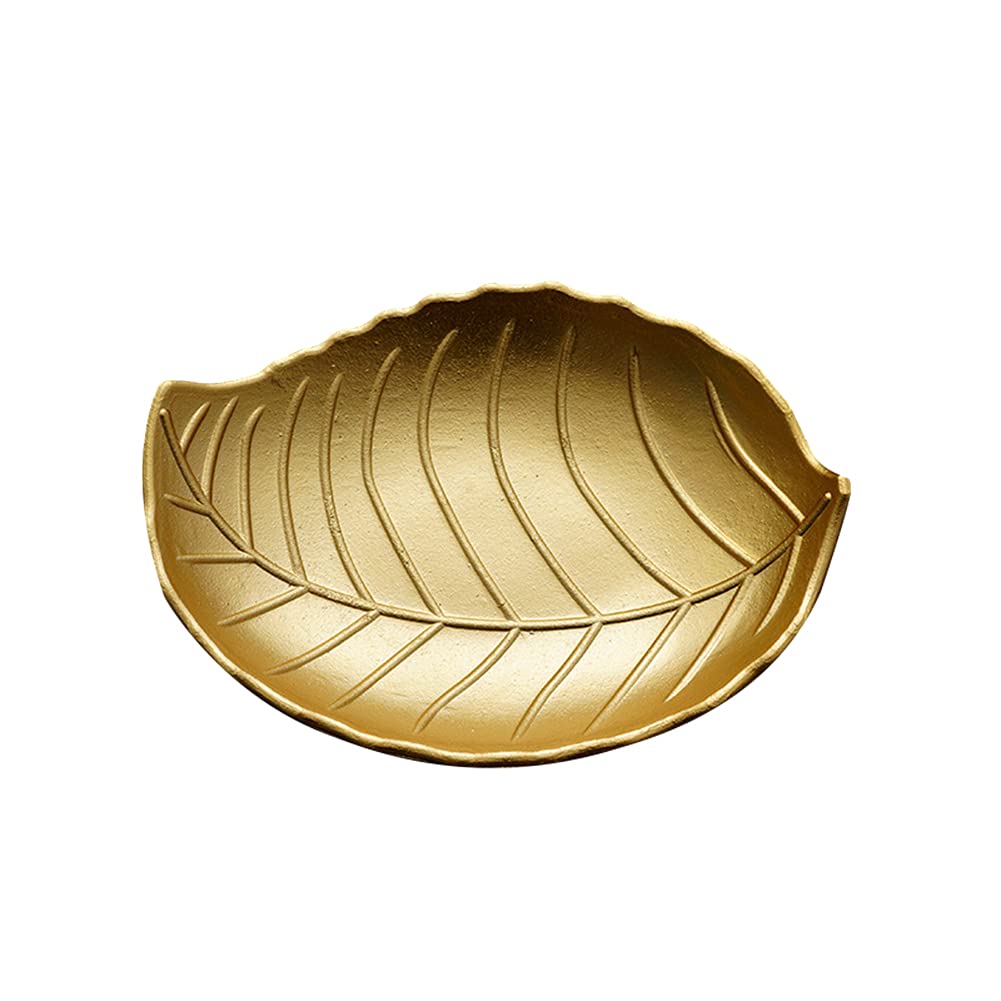 Premium Wooden Fruit Bowl - Elegant Konoha Snack Tray for Countertop Display | Multifunctional Serving & Storage Tray with Gold Accents | Perfect Centerpiece for Fruits, Bread, Candy & Home Decor | Ideal for Kitchen, Dining Table & Party Serving