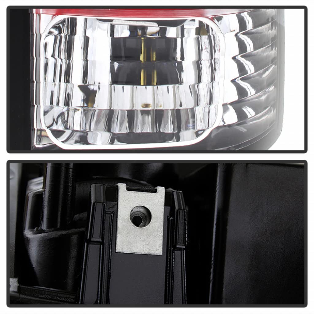 1988-1994 Chevy Blazer LED Tail Lights Pair - Red & Clear (Driver & Passenger Side) | Durable Replacement for Improved Visibility & Style | Perfect for Off-Roading, Night Driving & Car Customization