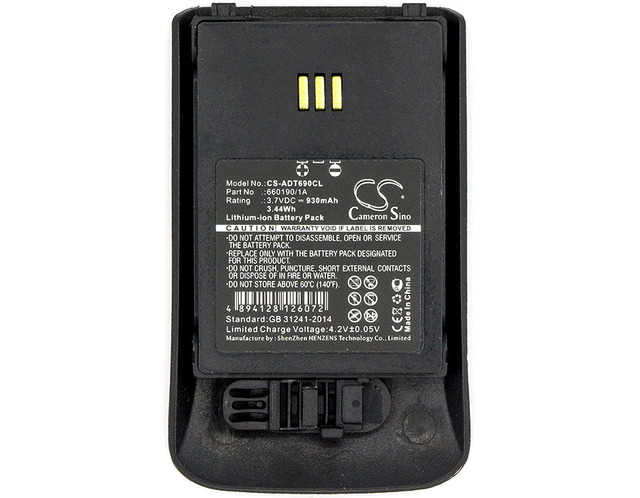 Aastra DH4 BAAA 2B DT690 DT692 Replacement Battery 930mAh - Compatible Cordless Phone Battery for Home & Office Use