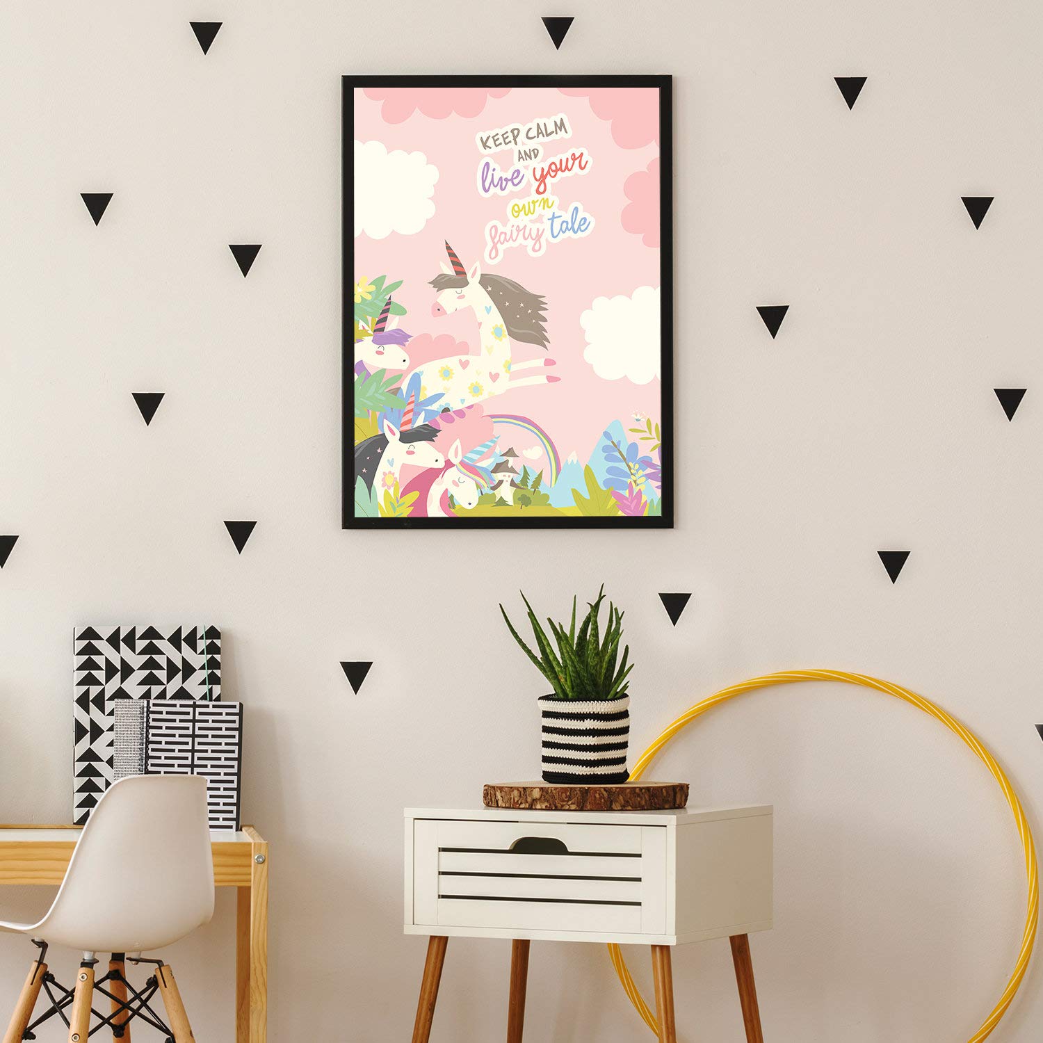 Kids Motivational Quote Art Poster - Inspirational Nursery & Classroom Wall Decor - Printable Bedroom Sign for Children | Perfect for Home, School & Playroom Decorations