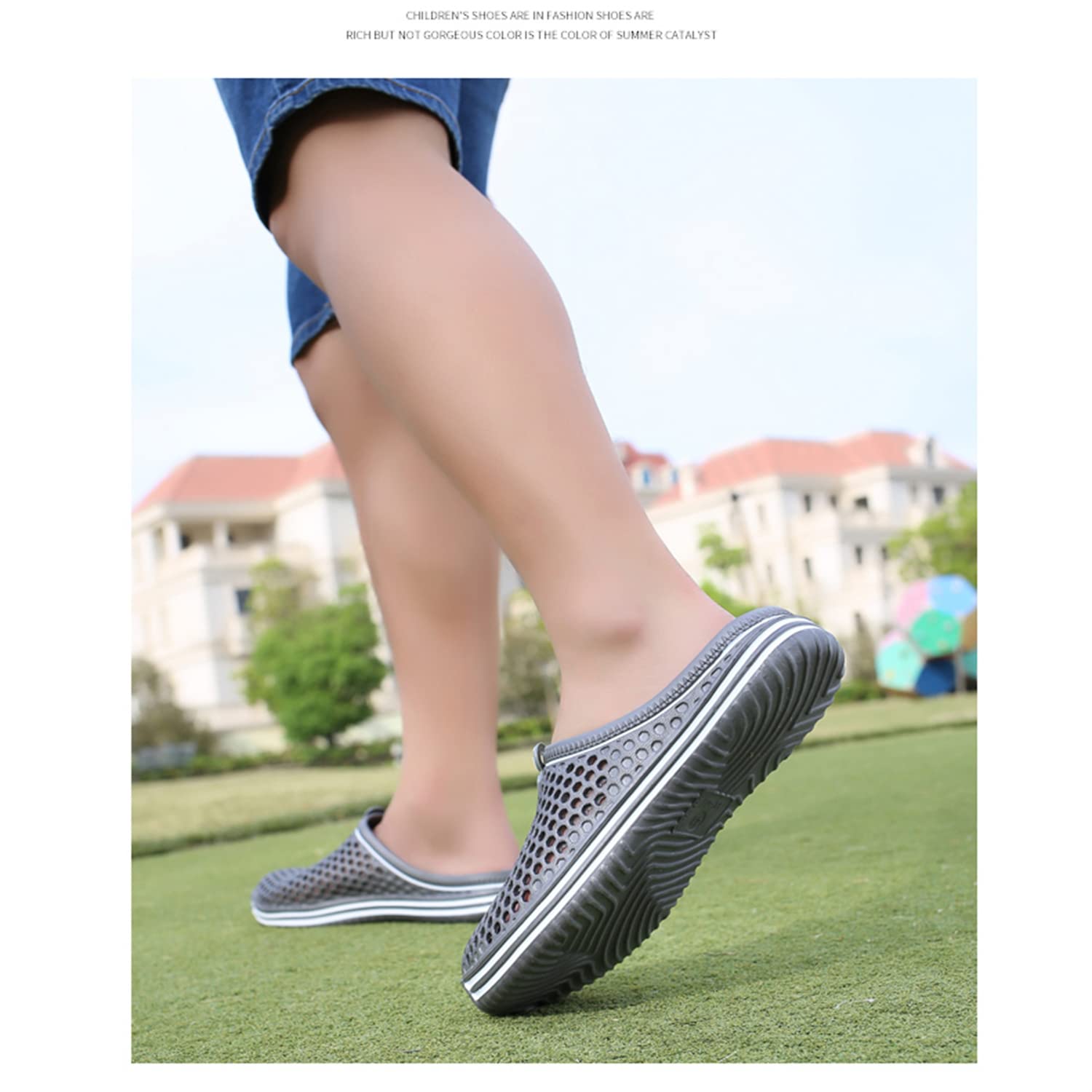 **Women's Garden Clogs - Breathable Water Shoes for Beach, Bathing, Walking & Travel - Comfortable Slip-On Footwear for Home, Pool & Outdoor Activities**