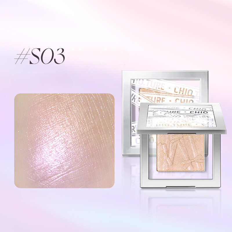 CHIOTURE Silk Mono Highlighter - Natural Glow Makeup Highlighter Stick for Face & Body, Vegan & Cruelty-Free | Perfect for Everyday Wear, Special Occasions & Photo Shoots