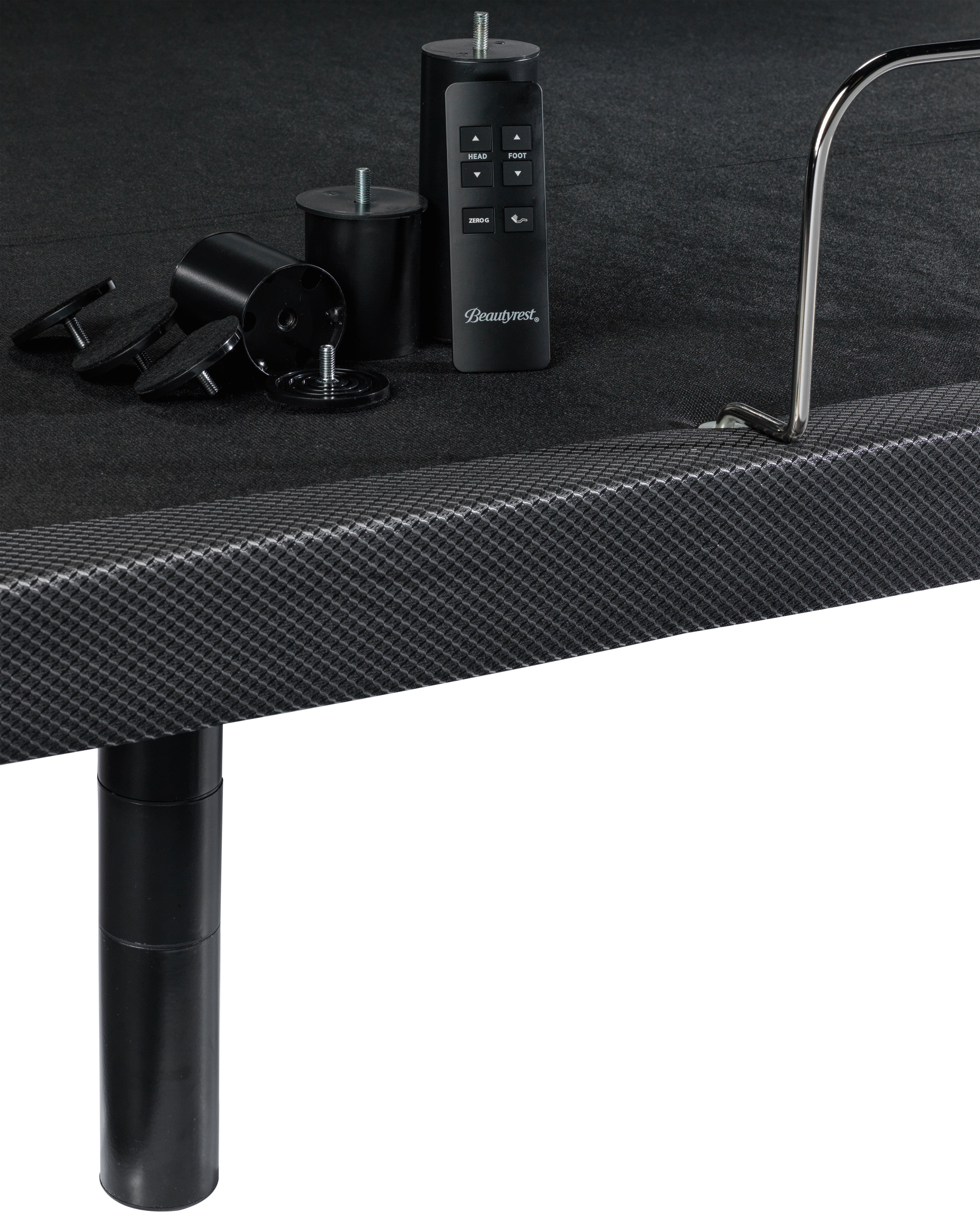 Beautyrest Motion Advanced Queen Adjustable Bed Base - Smart Remote, Zero Gravity, Head & Foot Elevation for Ultimate Comfort - Perfect for Back Pain Relief, Reading & Watching TV in Bed