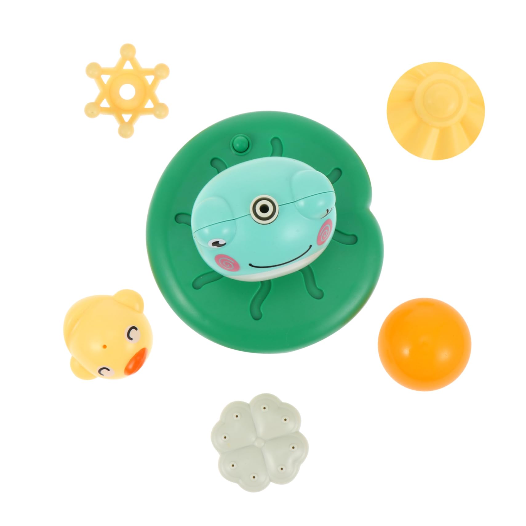 BCOATH 2 Sets Baby Frog Bath Toys - Safe Plastic Bathtub Toys for Infants & Toddlers - Fun Water Play for Kids in Tub or Pool