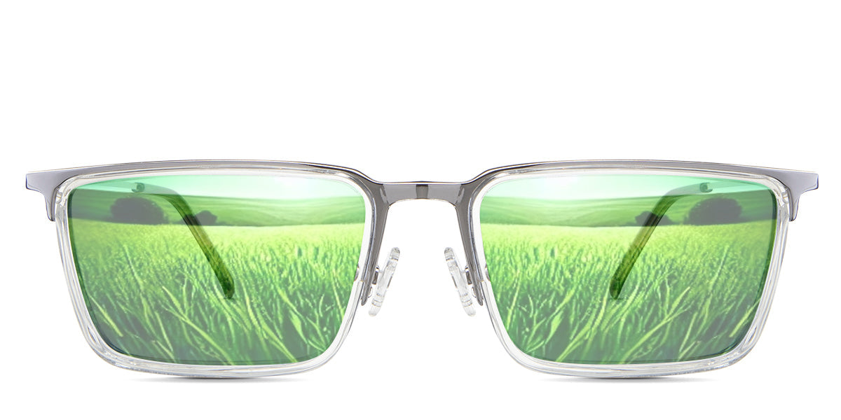 Zayn Men's Prescription Tinted Glasses - Blue Light Blocking & UV Protection for Work, Gaming & Reading