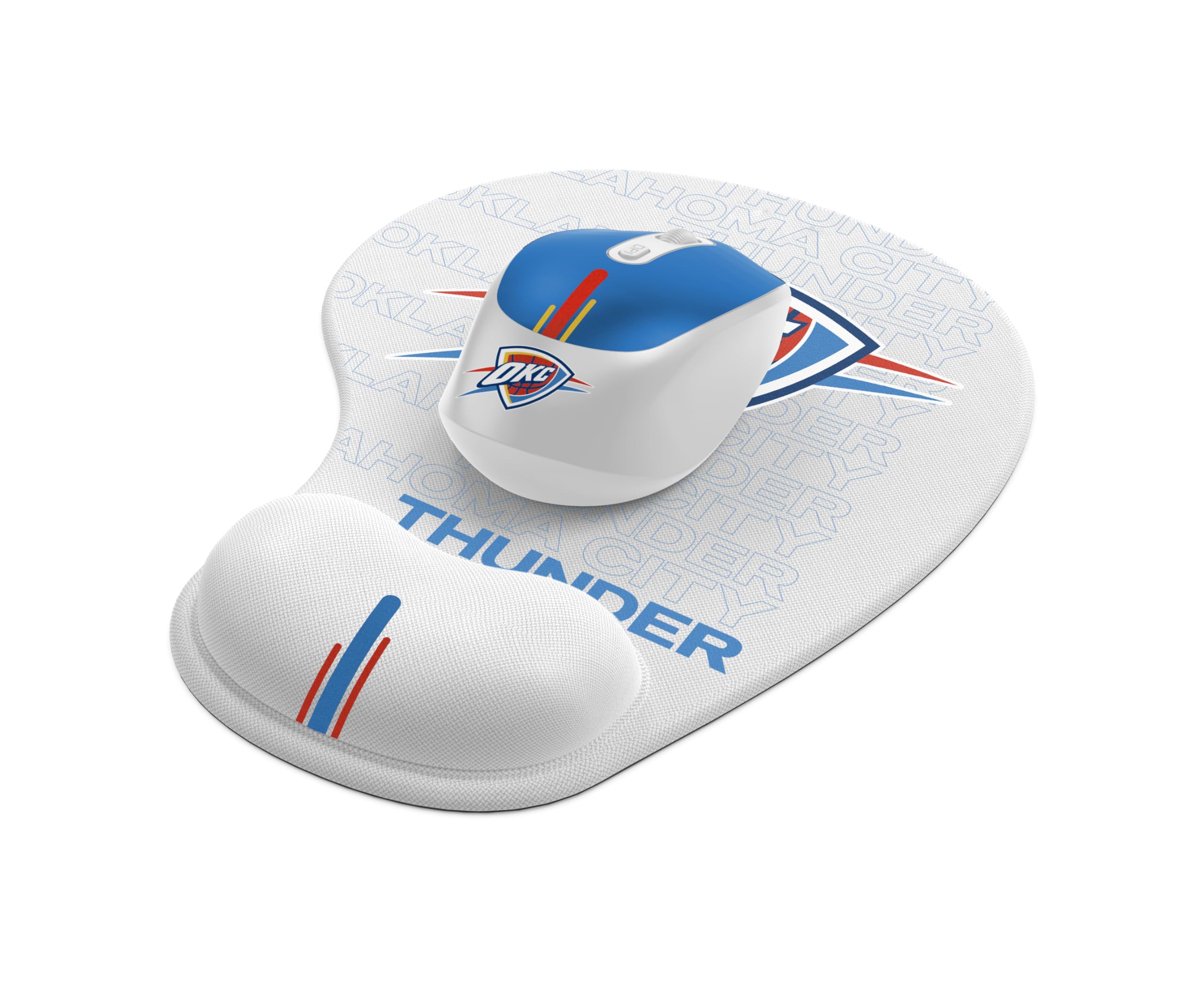 SOAR NBA Wireless Gaming Mouse with RGB Lighting & Large Mouse Pad - Perfect for PC, Laptop, Mac Gaming & Office Work