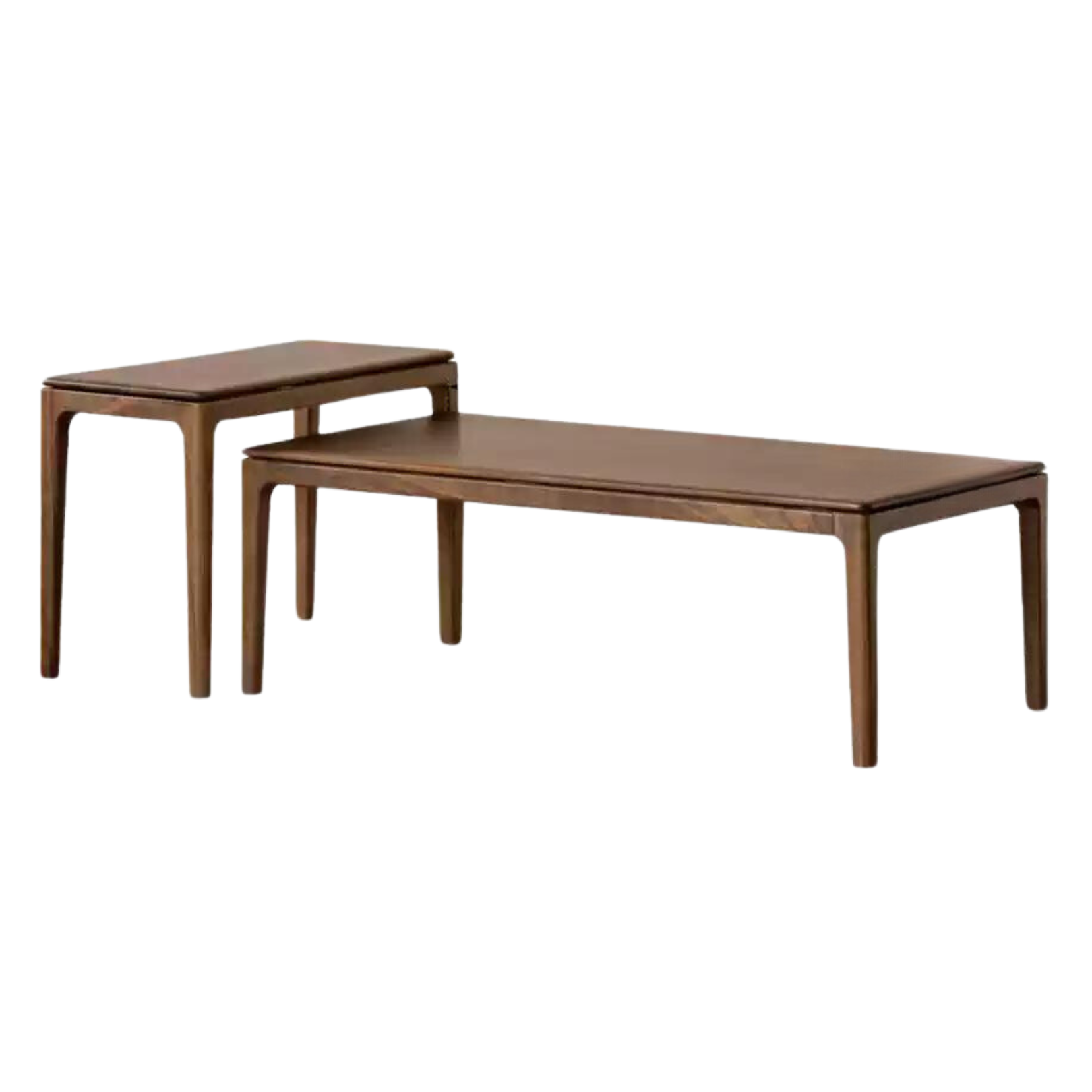 Premium Black Walnut, Ash & Oak Solid Wood Coffee Table - Modern Rustic Living Room Furniture for Home Decor & Entertaining