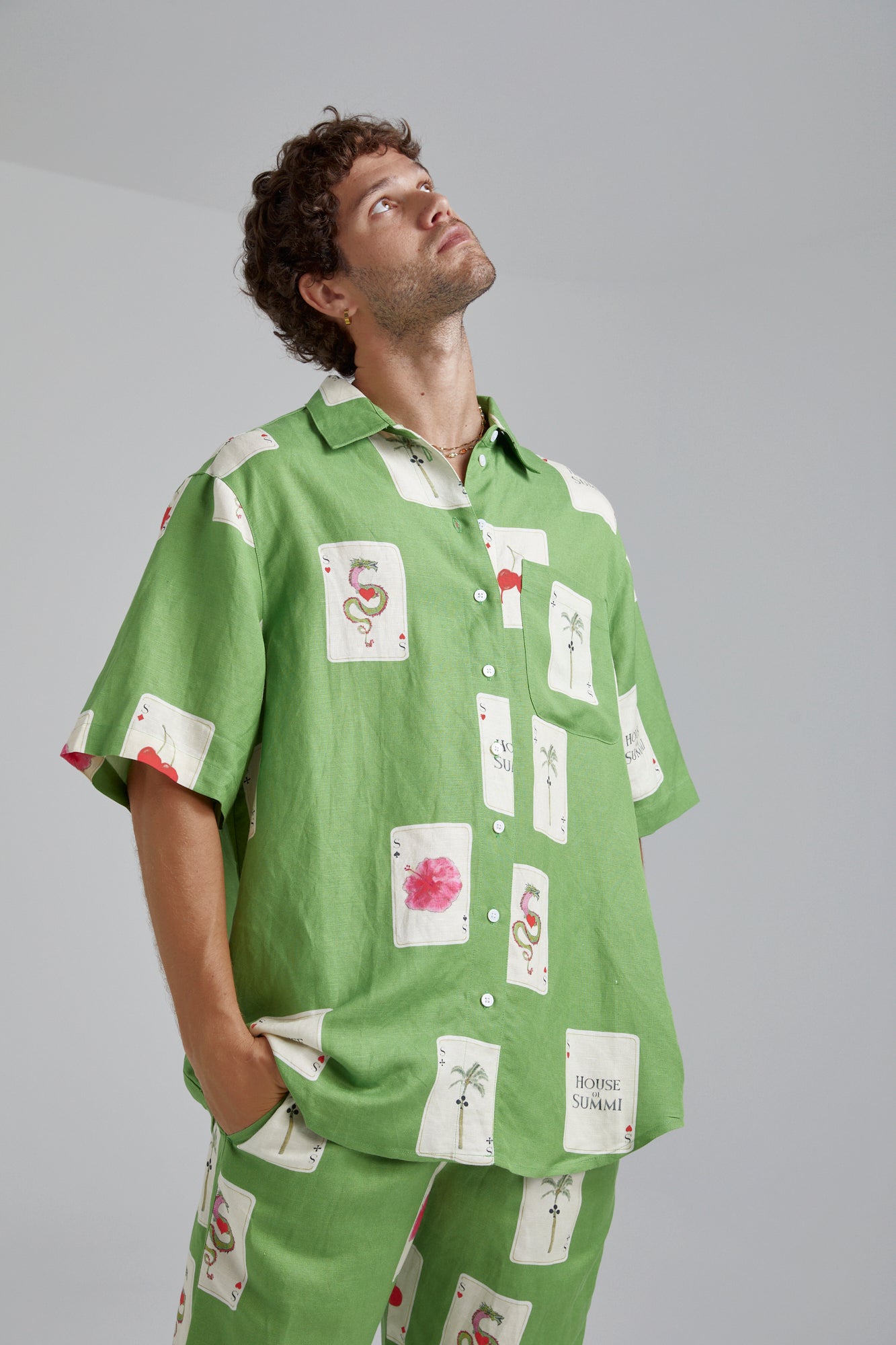 Big Shirt by House of Summi Tarragon - Oversized Comfort Wear for Lounge & Casual Outings