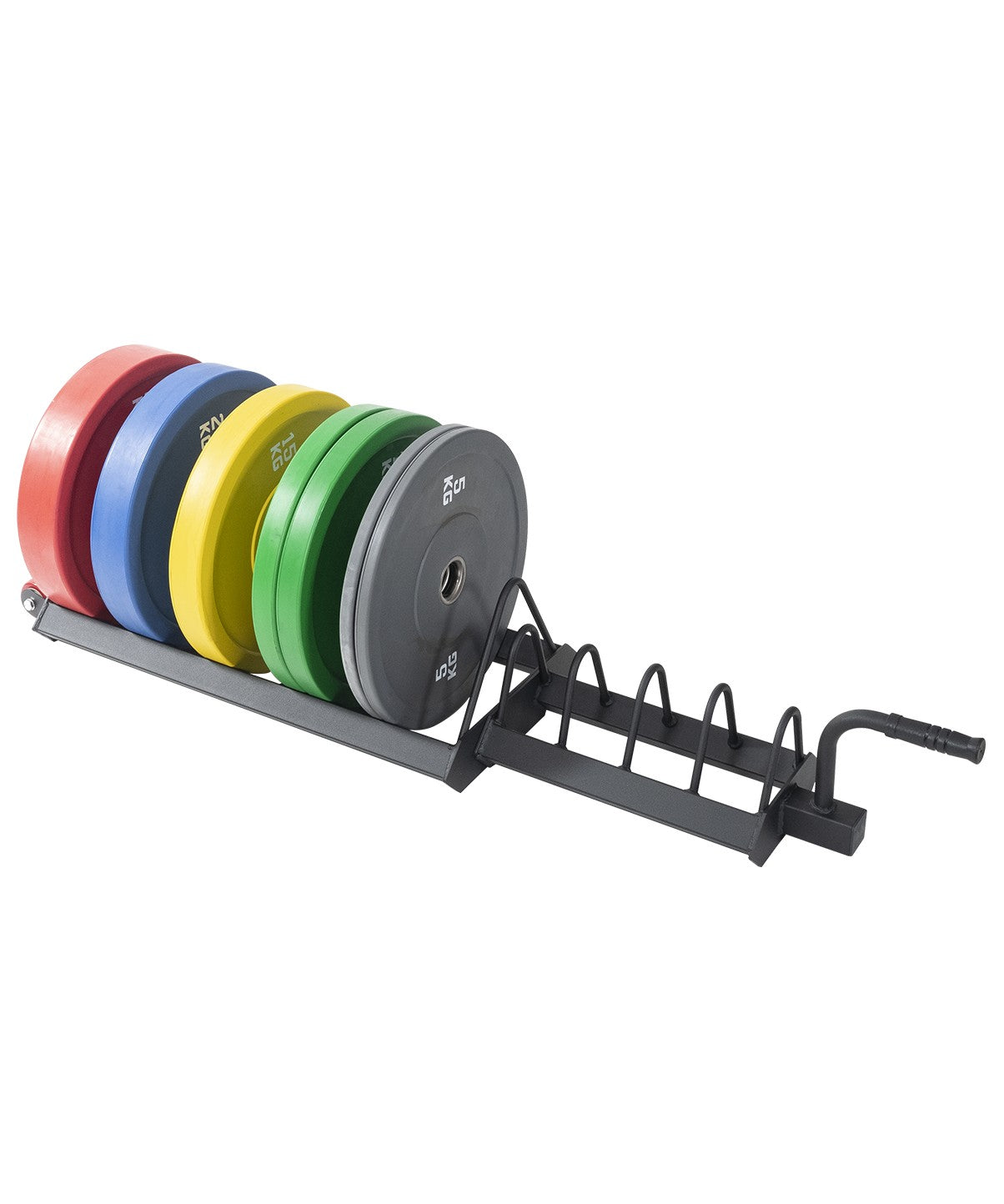 Heavy Duty Portable Bumper Plate Rack for Weightlifting - Compact Home Gym Equipment for CrossFit, Powerlifting & Strength Training