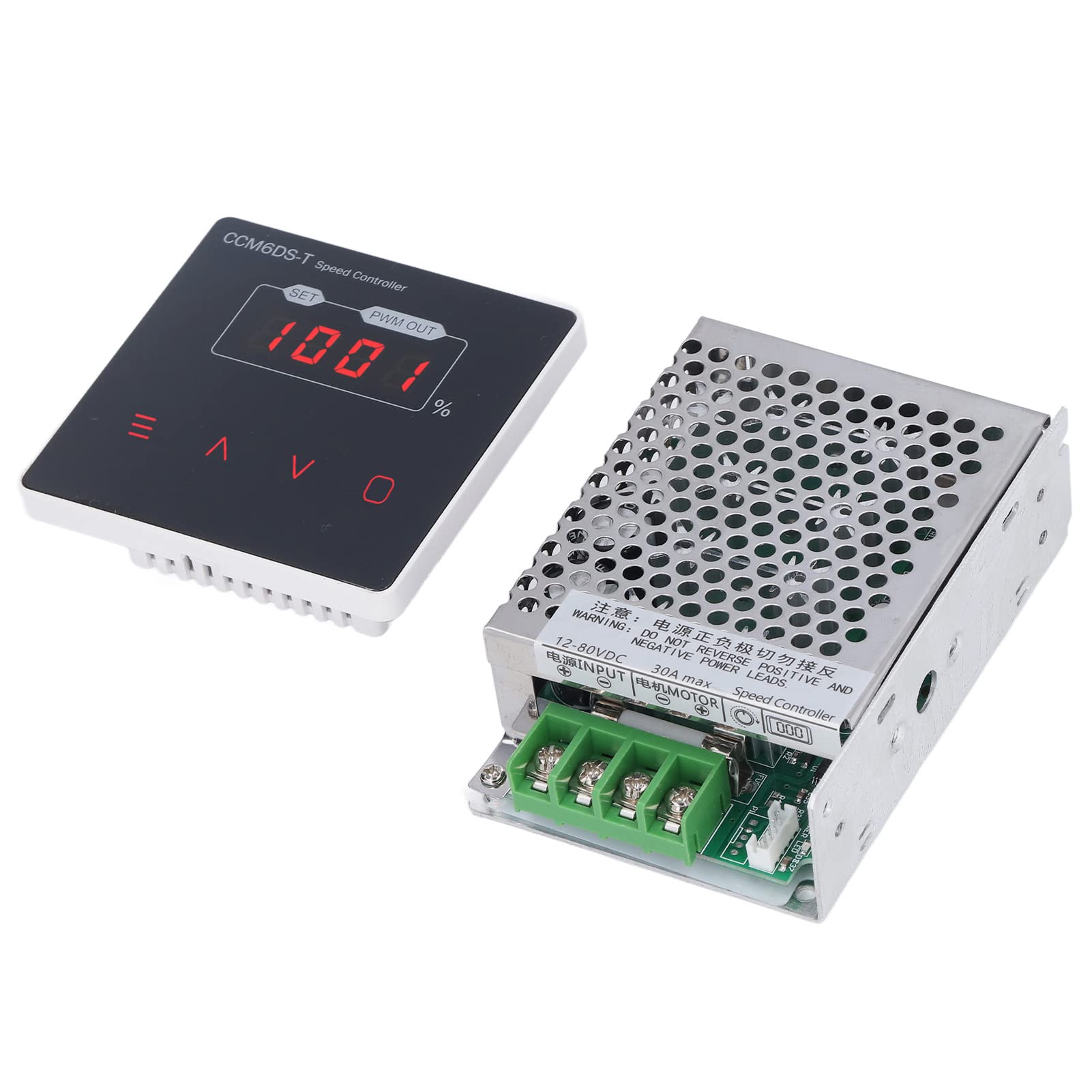 30A DC Motor Speed Controller - High Temperature Resistant, Easy to Use Industrial Motor Regulator for CNC, Robotics, and Automation Systems