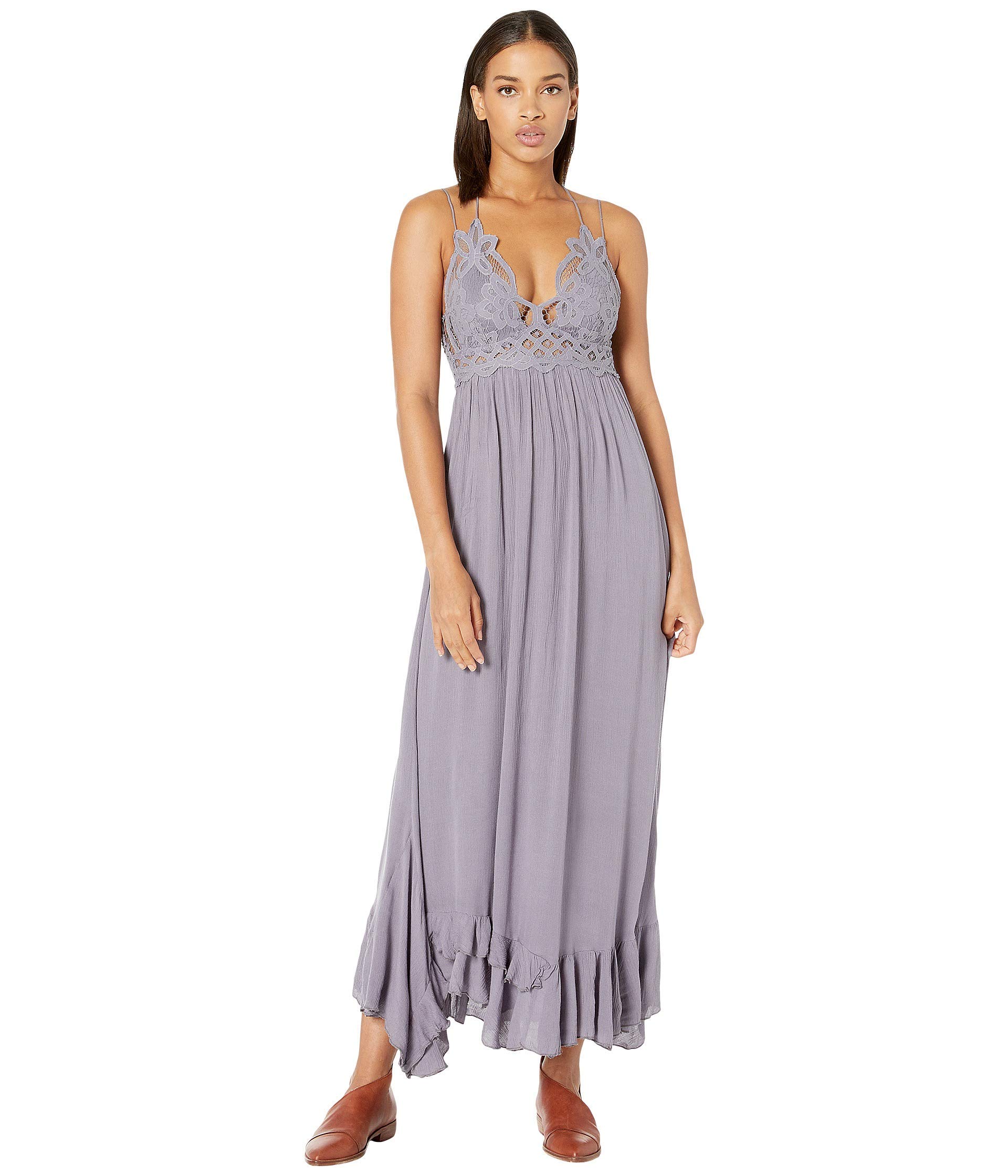 Free People Adella Maxi Slip Dress - Flowy Boho Long Dress for Women, Perfect for Beach, Vacation & Summer Outfits