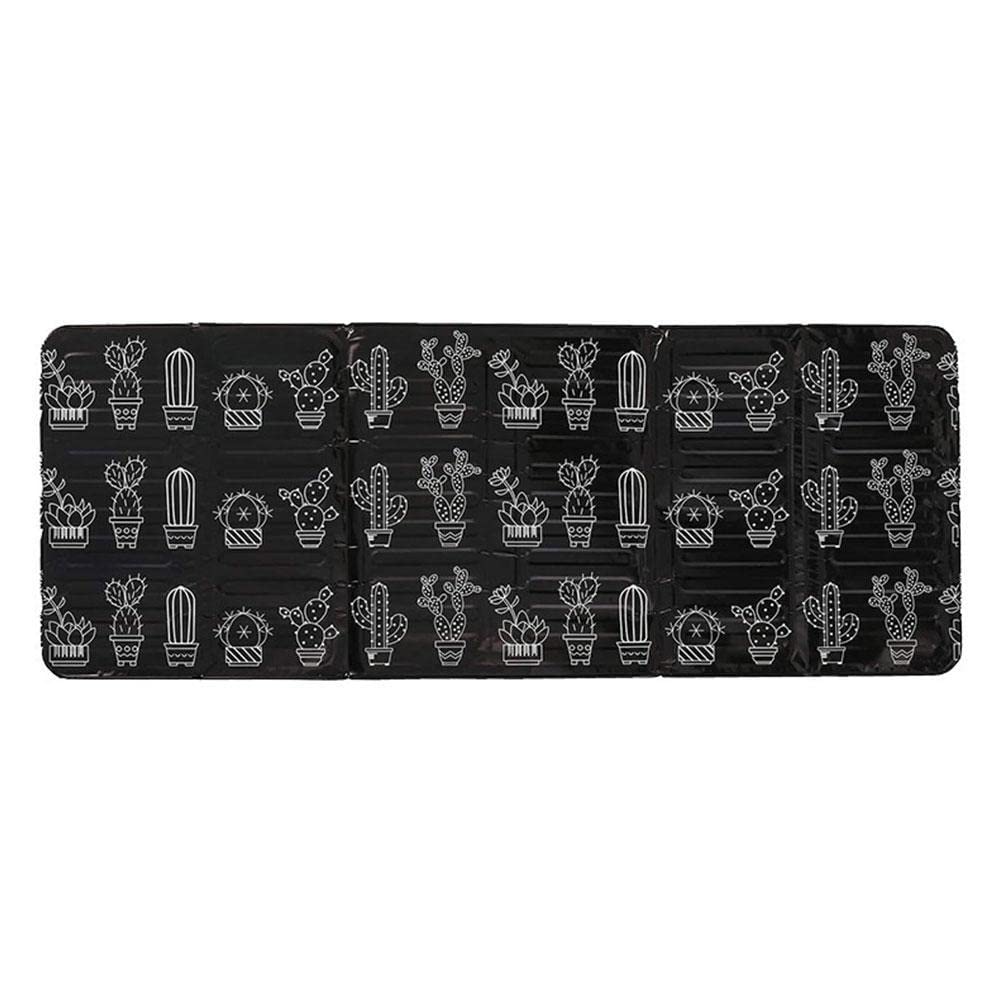 GEKUPEM Anti-Splash Oil Cover - High Temperature Resistant Aluminum Foil Splatter Guard for Gas Stove & Cooktop - Kitchen Cooking Accessories for Safer Frying (Black) - Perfect for Deep Frying, Stir-Frying & Sautéing Without Mess