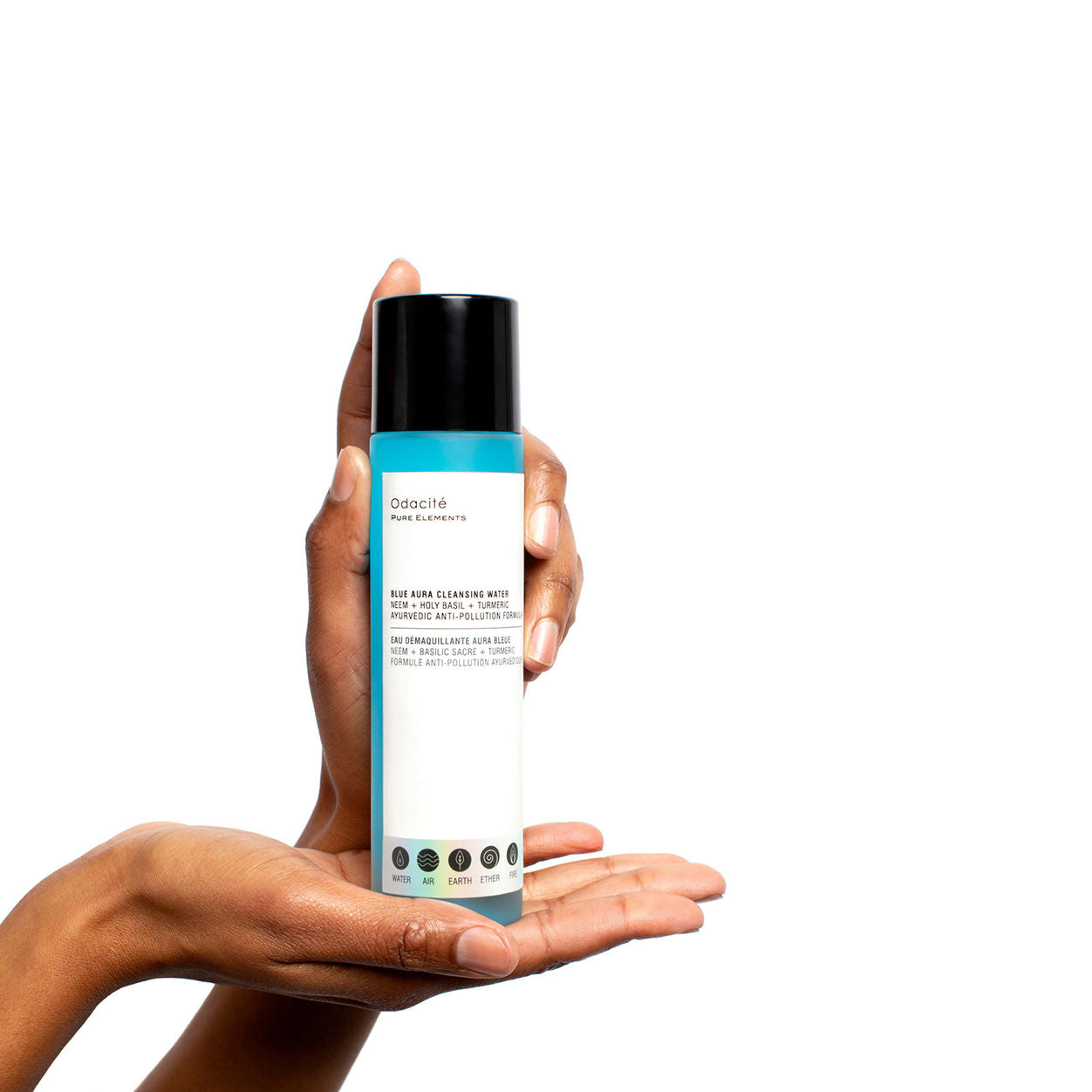 Blue Aura Cleansing Water - Purifying Crystal Spray for Home & Office - Spiritual Cleansing, Negative Energy Removal, Meditation Aid