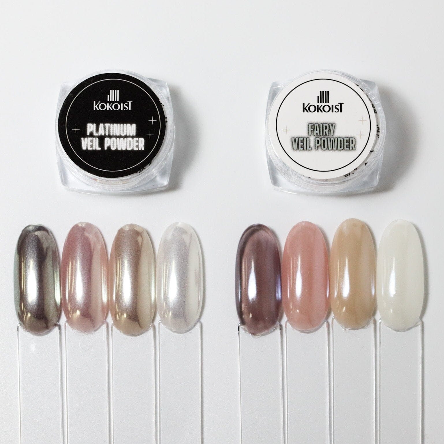 Kokoist Veil Powder - Premium Nail Art Dust for Gel & Acrylic Nails - Perfect for Salon & DIY Manicures at Home