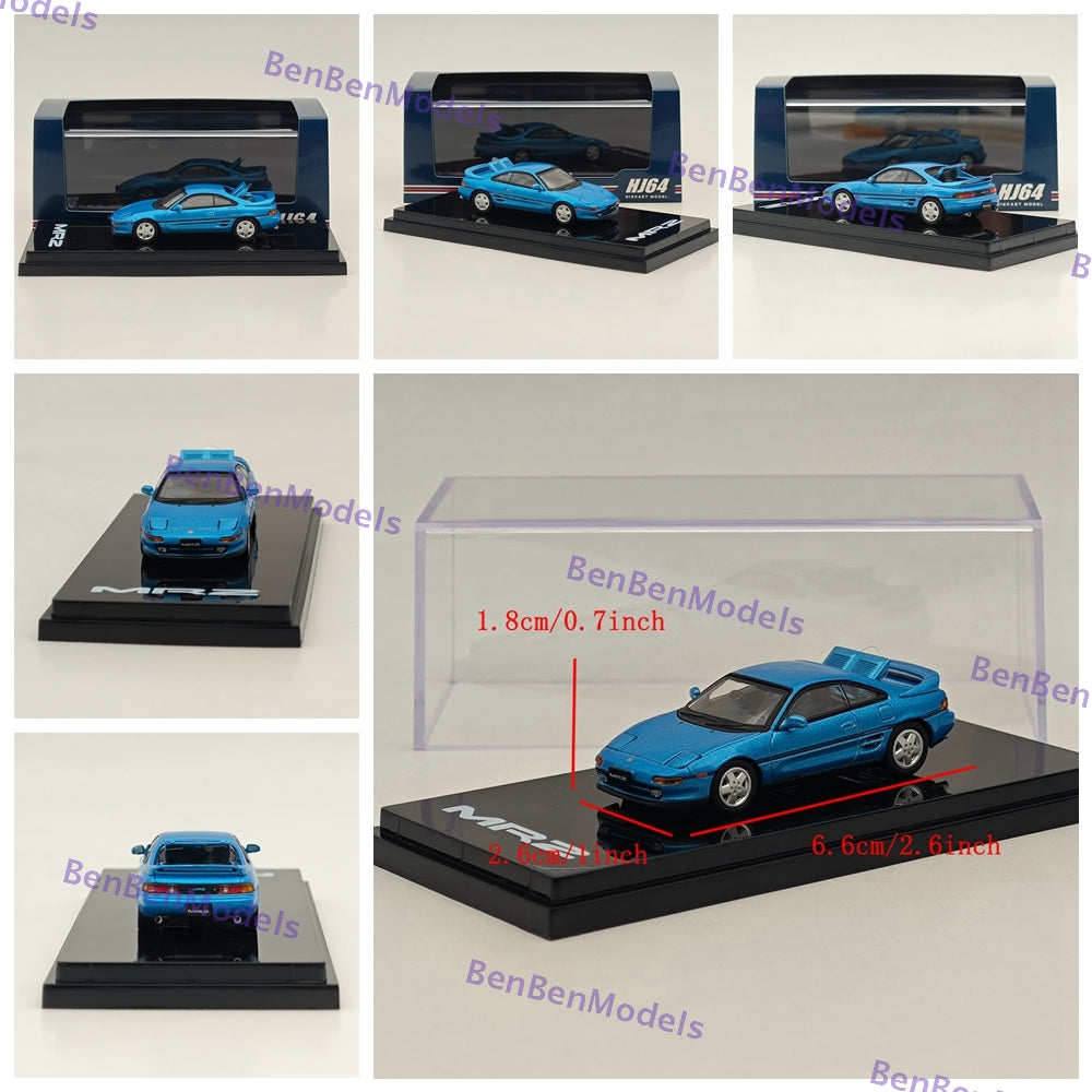 1/64 Scale Toyota MR2 (SW20) GT-S 1991 Diecast Model Car - Limited Edition Collectible for Car Enthusiasts & Hobbyists - Perfect for Display, Gifts, and Model Car Collections