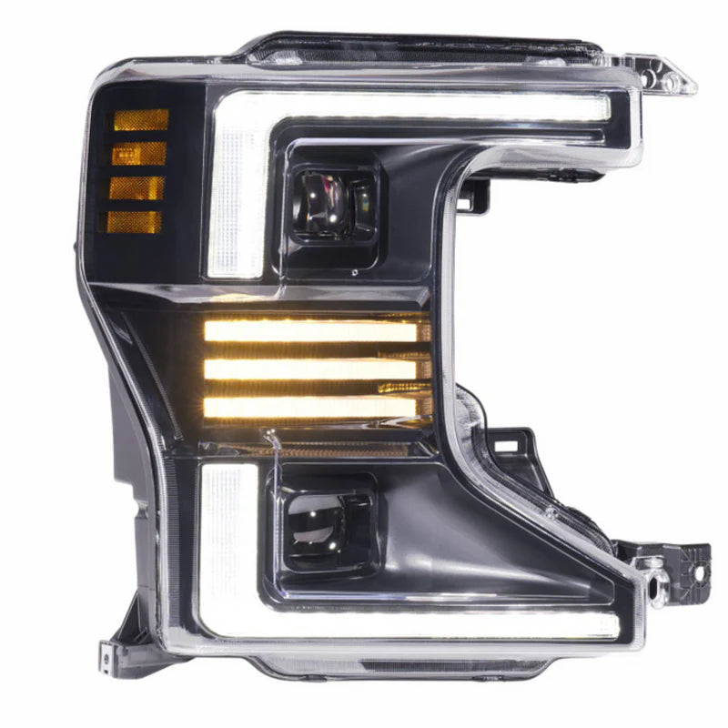 Ford Super Duty LED Headlights - Morimoto XB Hybrid Flow Series (2020-2022 Models) | Multicolor Custom Lighting for Off-Road & Night Driving