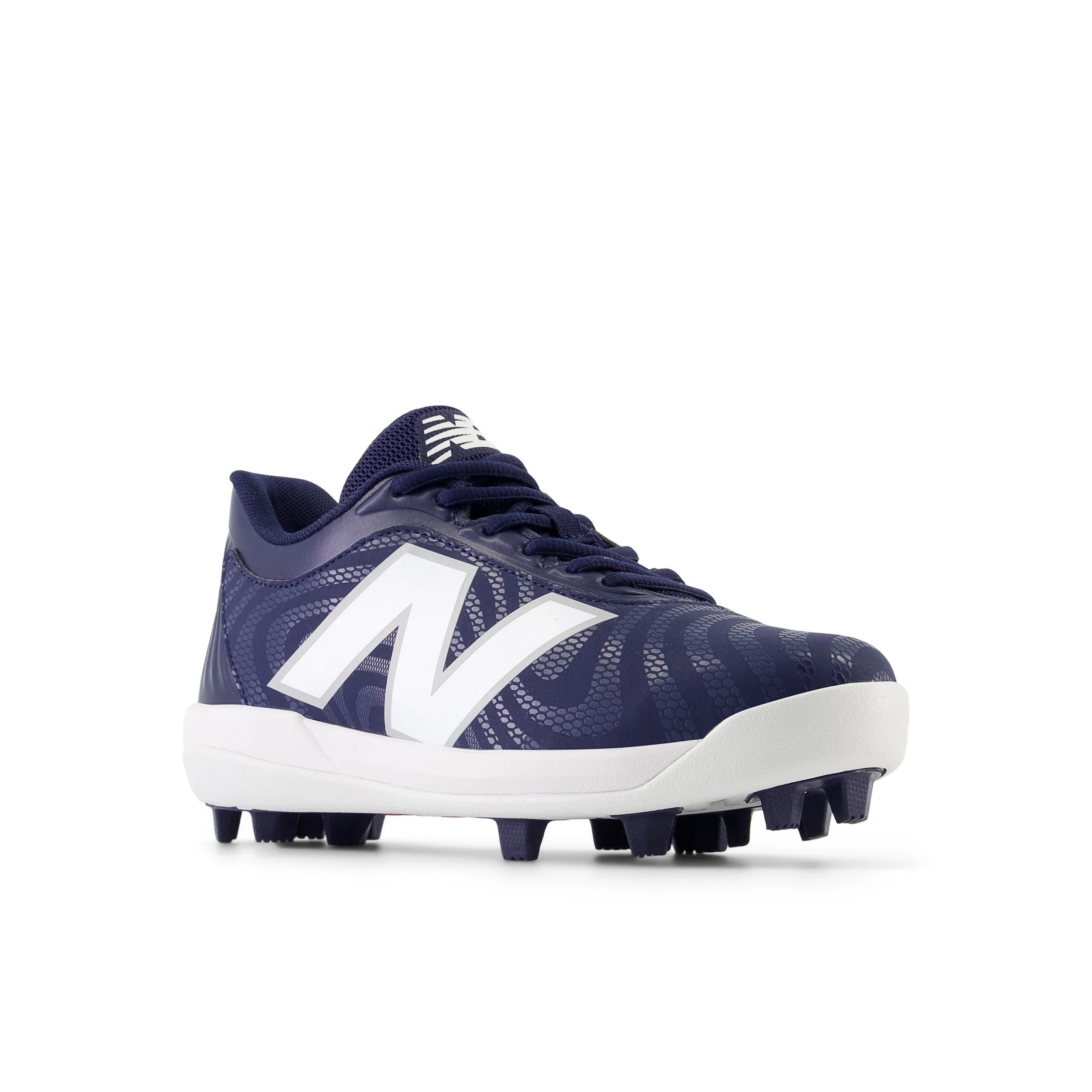New Balance 4040v7 Youth Baseball Cleats - Navy Blue Molded Cleats for Kids - Perfect for Little League & Youth Baseball Games