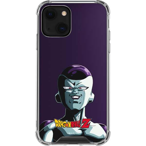 Skinit Clear Phone Case for iPhone 13 - Official Dragon Ball Z Frieza Design | Protective Slim Cover for Everyday Use & Anime Fans