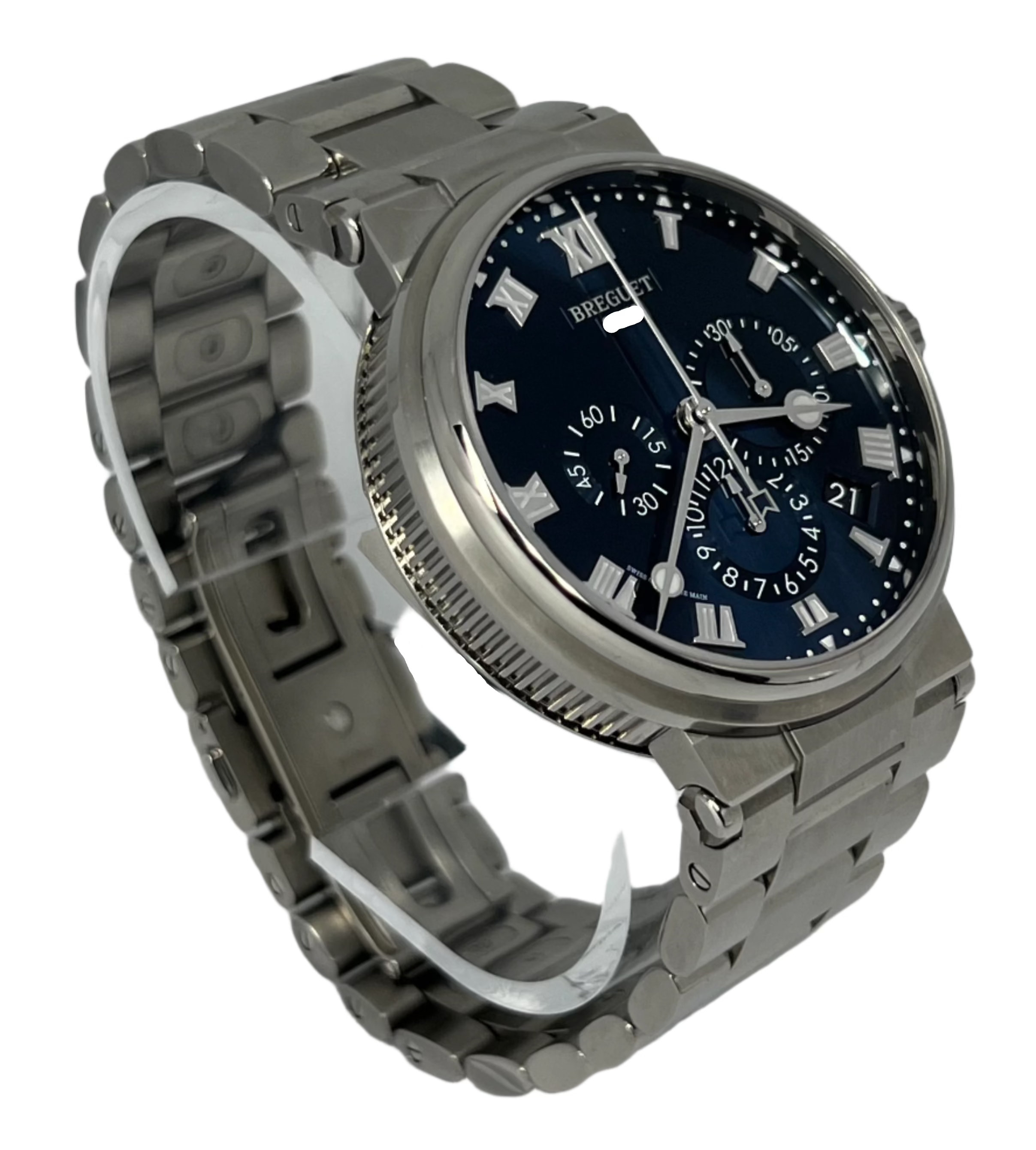 Breguet Marine 5527 Titanium Chronograph Men's Watch - Luxury Dive & Sports Timepiece for Business, Yachting & Formal Occasions