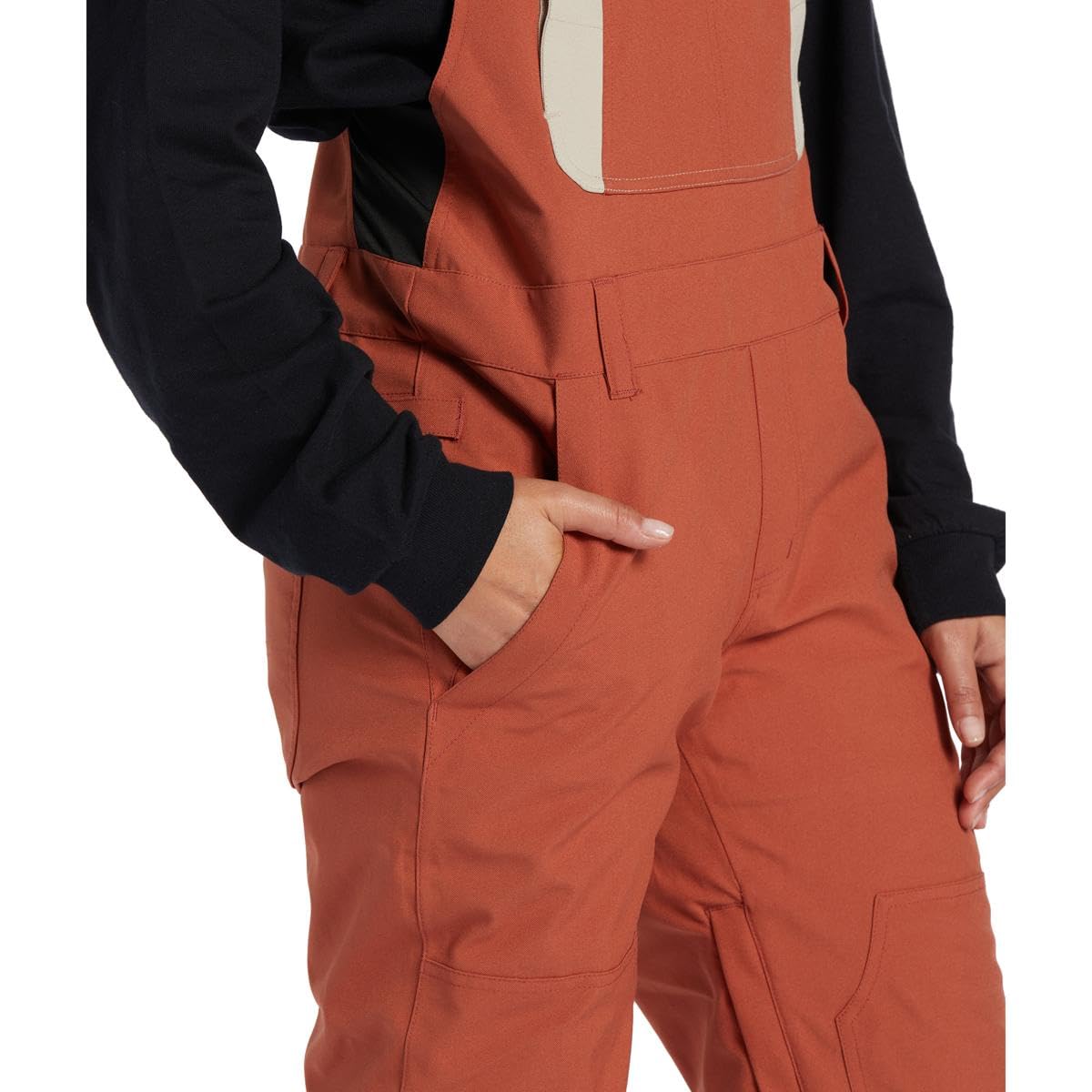 DC Women's Crusade Bib Pants - Durable Workwear Overalls for Women - Perfect for Construction, Farming & Outdoor Activities