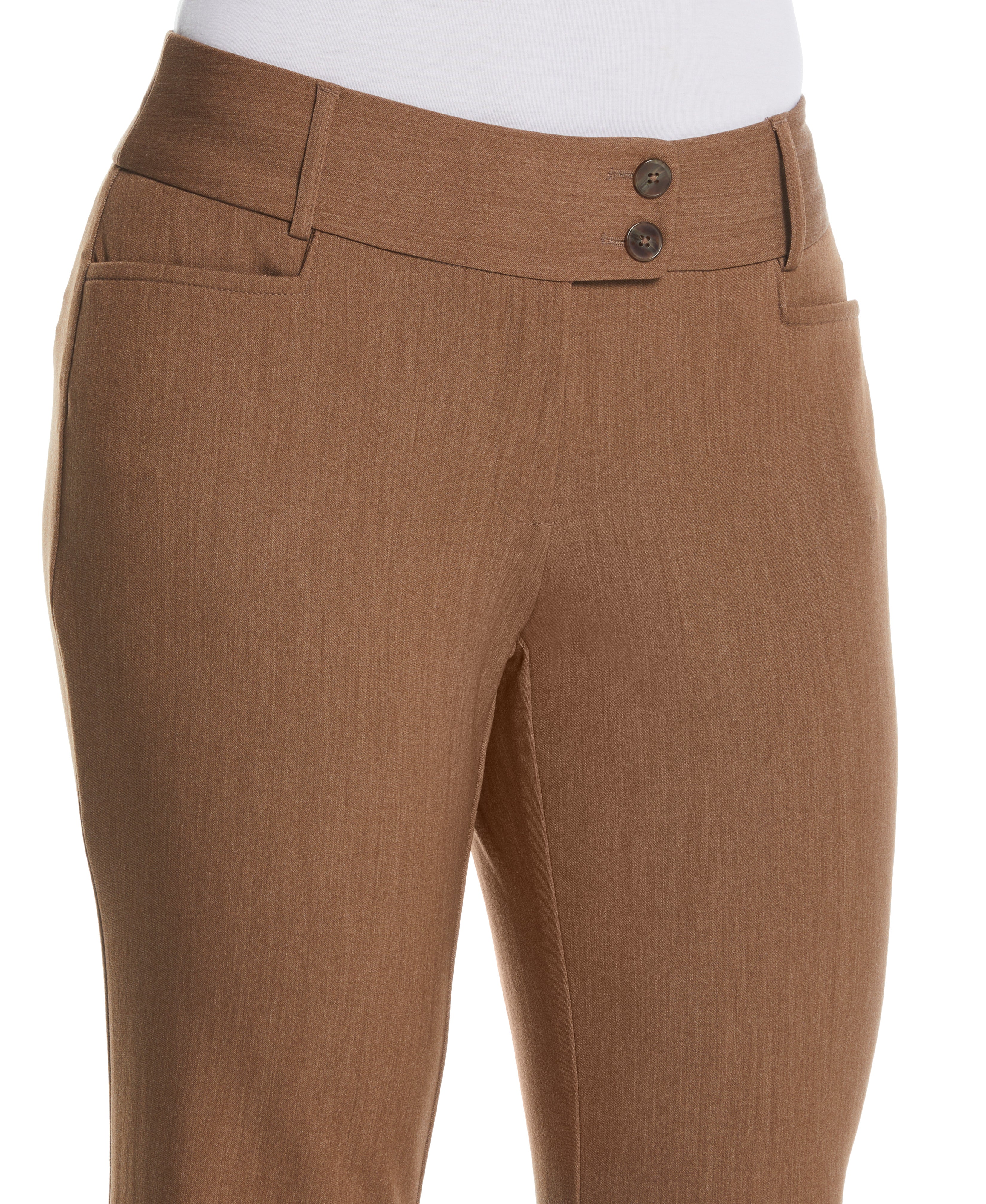 Petite Curvy Fit Boot Cut Pants for Women - Flattering & Comfortable Stretch Denim Jeans - Perfect for Casual Wear, Office & Night Out
