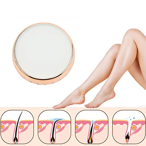 Painless Crystal Hair Eraser Tool for Women & Men - Exfoliating Hair Removal for Arms, Legs & Back (Gold) | At-Home Spa & Smooth Skin Solution
