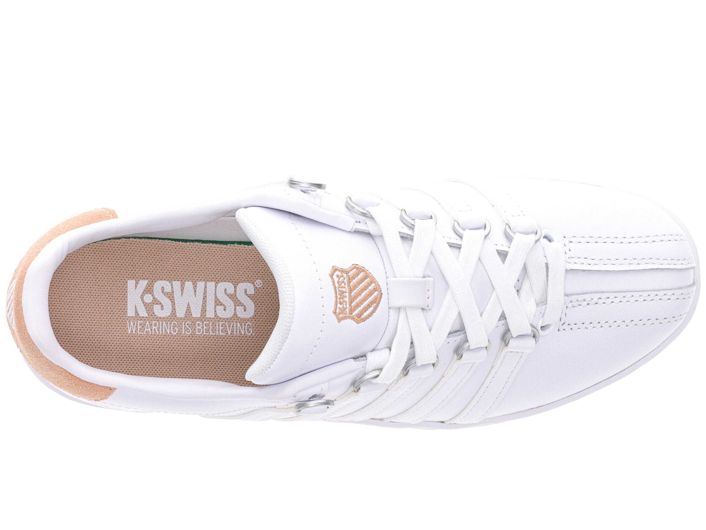 Classic Vans Sneakers 97321 968 M in White/Almost Apricot - Casual Streetwear Shoes for Men | Perfect for Everyday Wear, Skateboarding & Urban Fashion