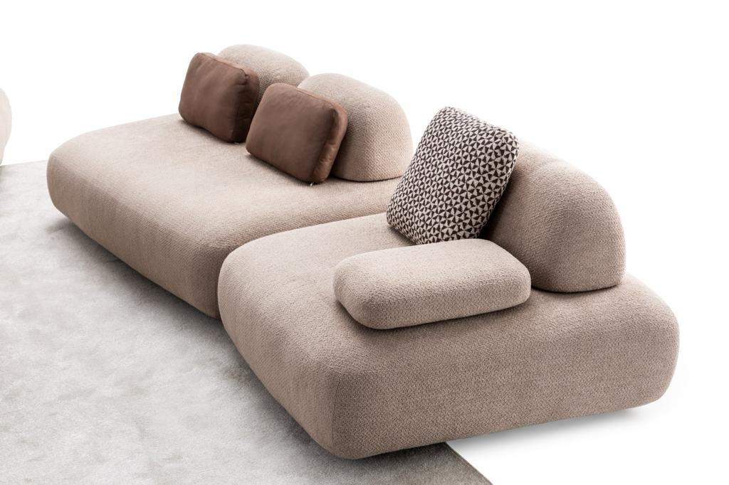 Osso Seating Group - Modern Outdoor Patio Furniture Set for Garden, Poolside & Backyard - Durable Wicker Sofa with Cushions - Perfect for Relaxing & Entertaining