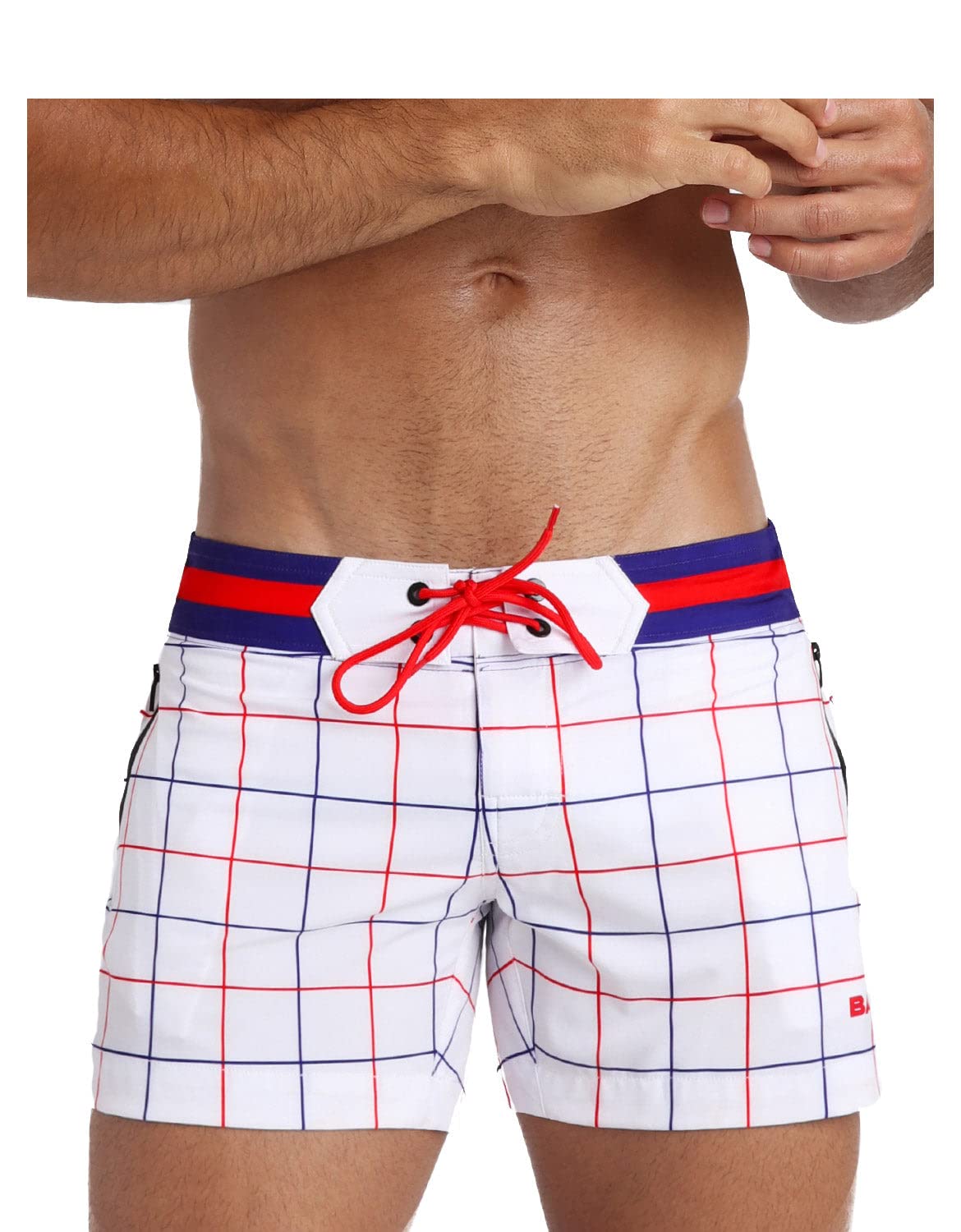 **Bang Men's Swim Trunks - Quick-Dry Stretch Flex Shorts with Adjustable Waist - Premium Beach & Pool Swimwear for Swimming, Surfing & Vacation**