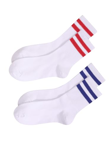 Striped-blue&red