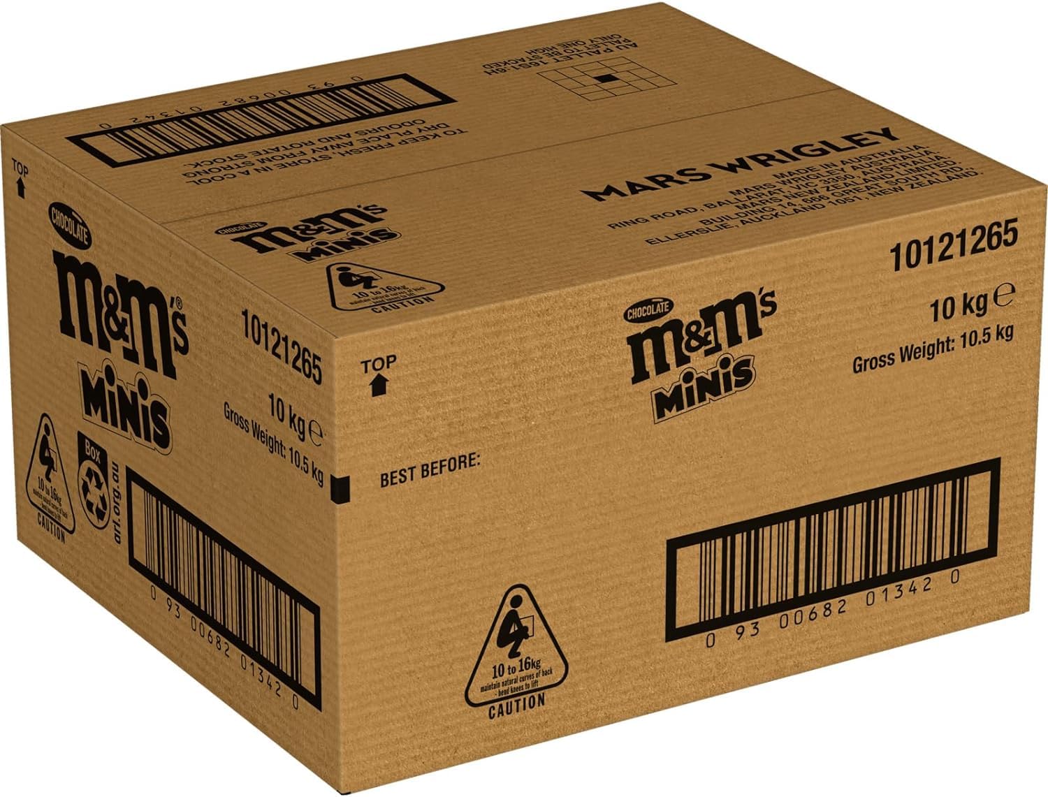 Mars M&M's Mini Milk Chocolate Candy Bulk 10kg (22 lbs) - Perfect for Parties, Baking, Halloween & Christmas Treats