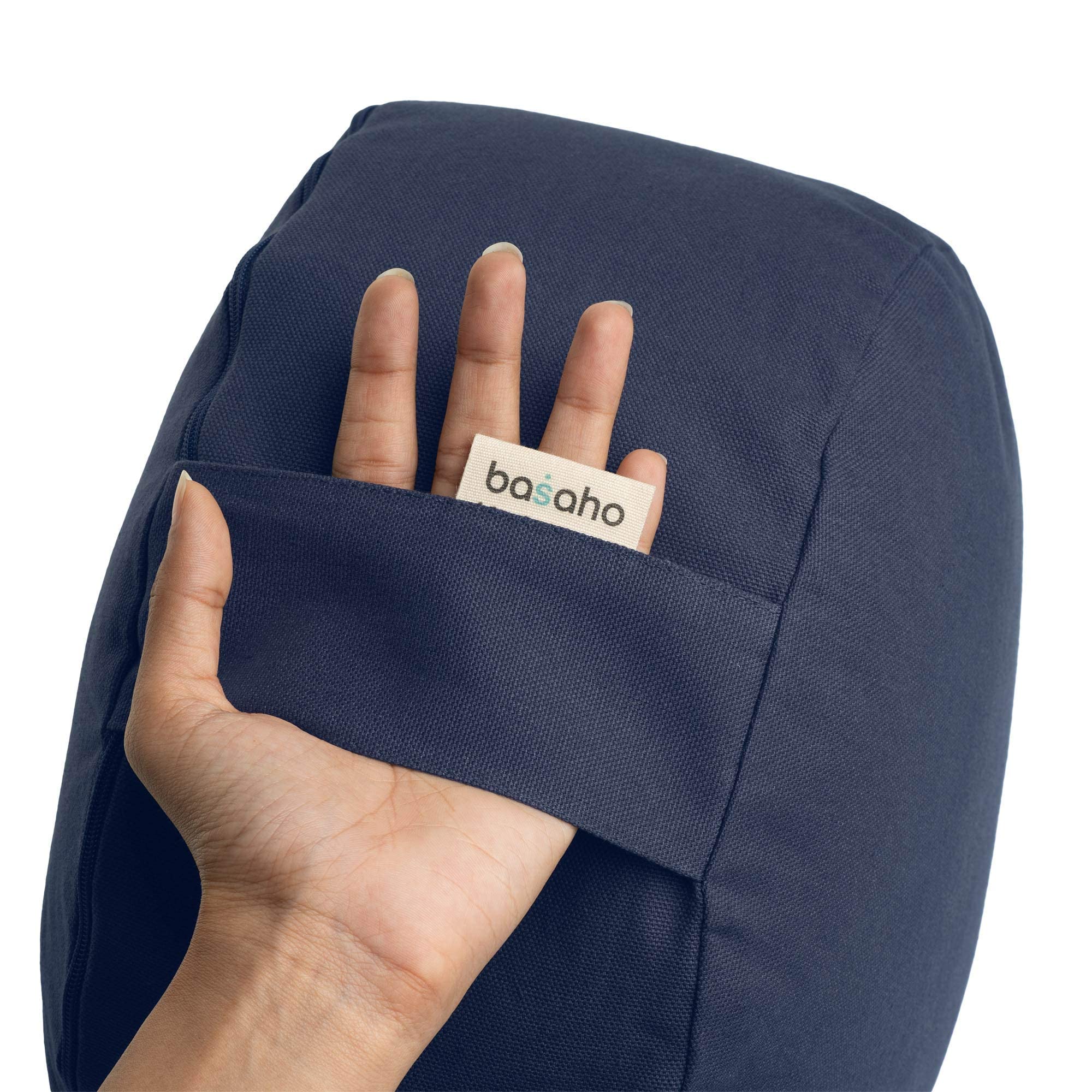 Organic Buckwheat Meditation Cushion with Removable Washable Cover - Certified Zafu Yoga Pillow for Zen Practice, Home Meditation & Yoga Studio Use