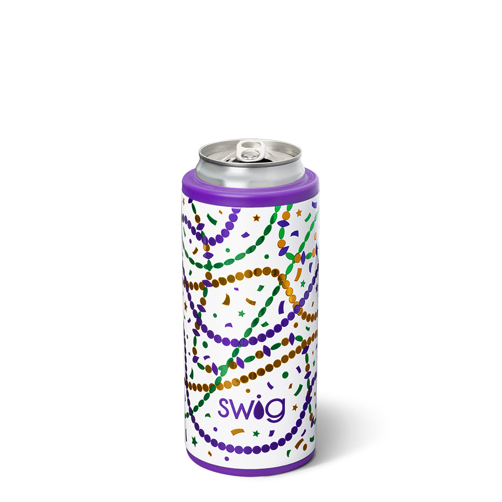 Hey Mister! Skinny Can Cooler 12oz - Slim Insulated Beer Can Holder for 12oz Cans - Perfect for Camping, Tailgating & Outdoor Parties
