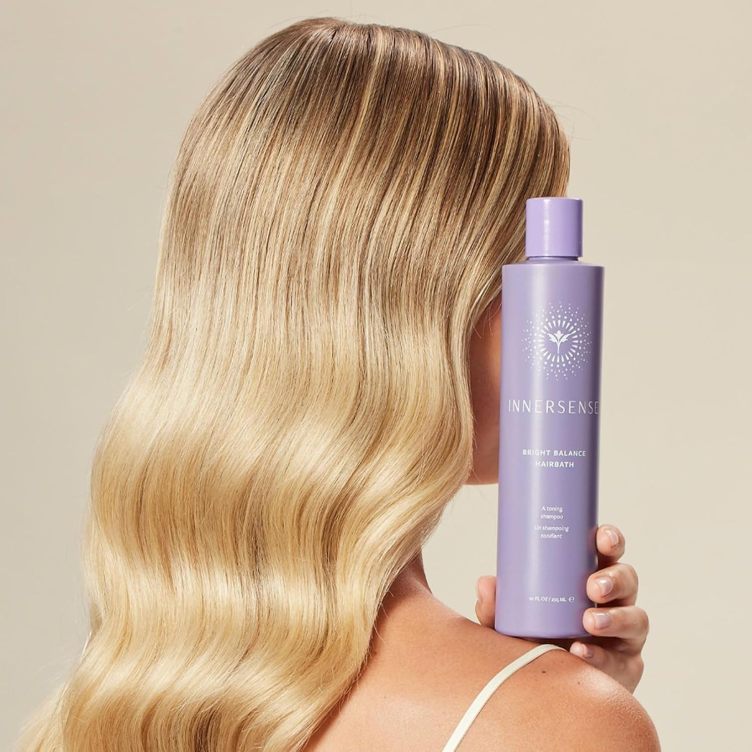 INNERSENSE Organic Beauty Bright Balance Hairbath - Sulfate-Free Volumizing Shampoo for Fine Hair | Natural Hair Care for Daily Use & Salon Results at Home