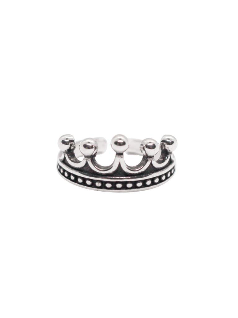Vintage Cocktail Party Statement Biker Ring - 925 Sterling Silver Adjustable Open Twist Ring with Cubic Zirconia - Fashion Stackable Jewelry Gift for Women & Teen Girls - Perfect for Night Out, Date Night, and Birthday Gifts