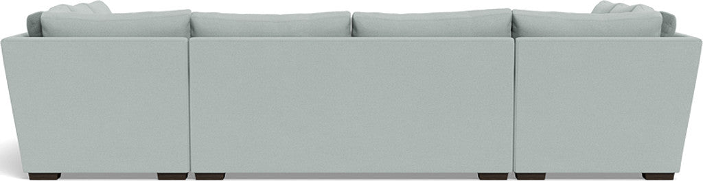 Modern Mesa 154 Condo U-Shaped Sectional Sofa - Comfortable L-Shaped Couch for Living Room, Family Room & Small Spaces