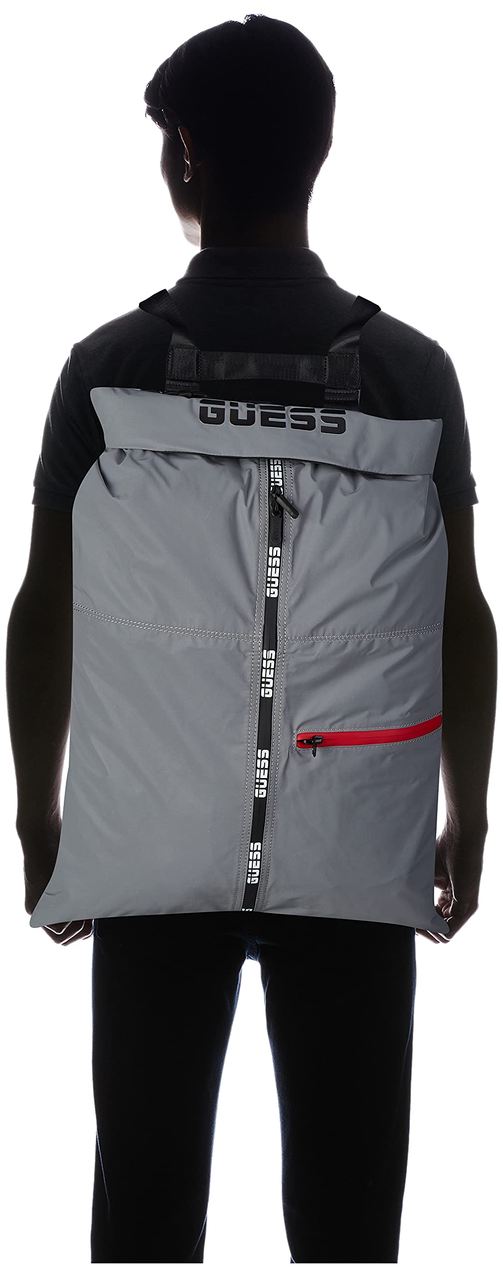 GUESS Men's Athletic Backpack - Lightweight Durable Gym Backpack for Workout, Travel & School | Water-Resistant Sports Bag with Laptop Compartment