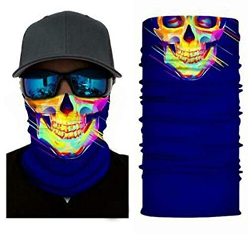 Bright Blue Skull