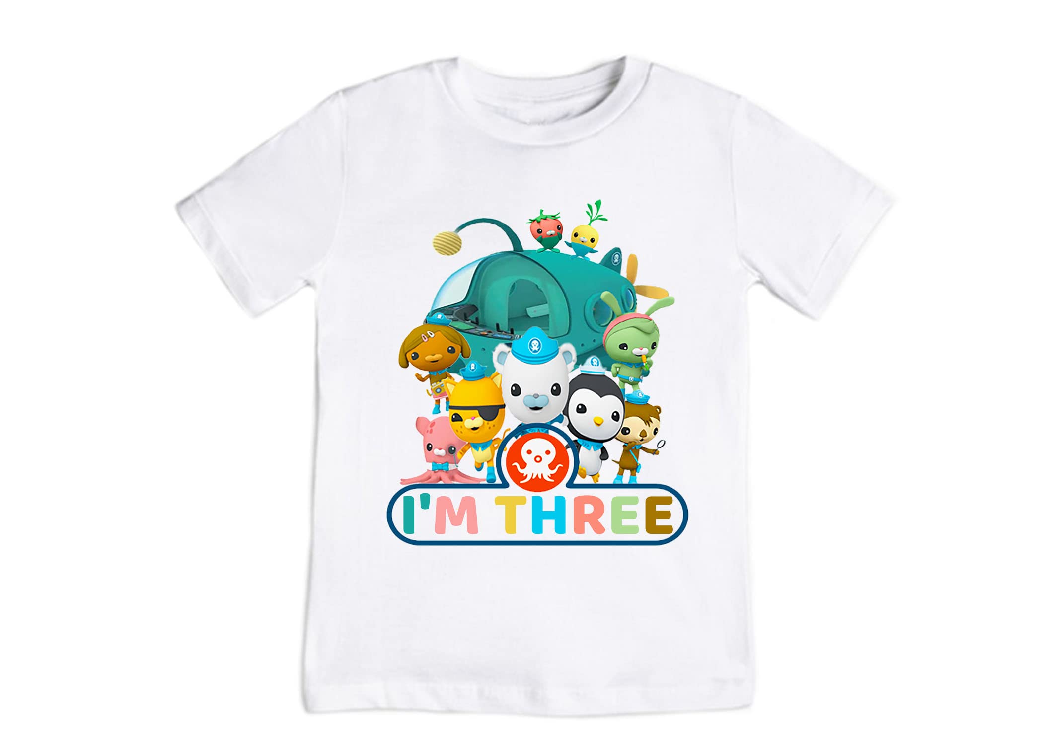 Octo 3rd Birthday Shirt for Toddlers - Cute Octopus Themed Outfit for 3-Year-Olds (Size 5T) | Perfect for Birthday Parties & Celebrations