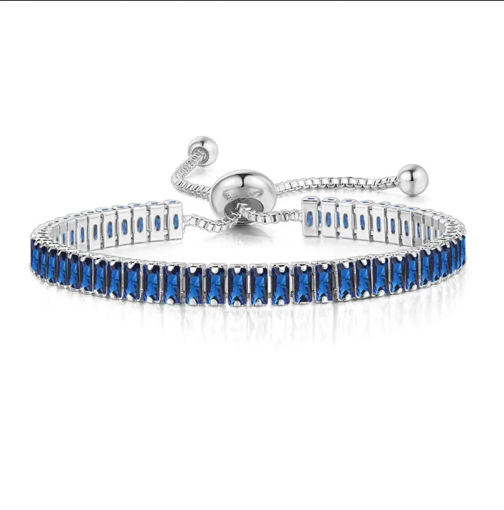Premium Crystal Tennis Bracelet - Elegant & Sparkling Jewelry for Women | Perfect for Weddings, Parties & Special Occasions