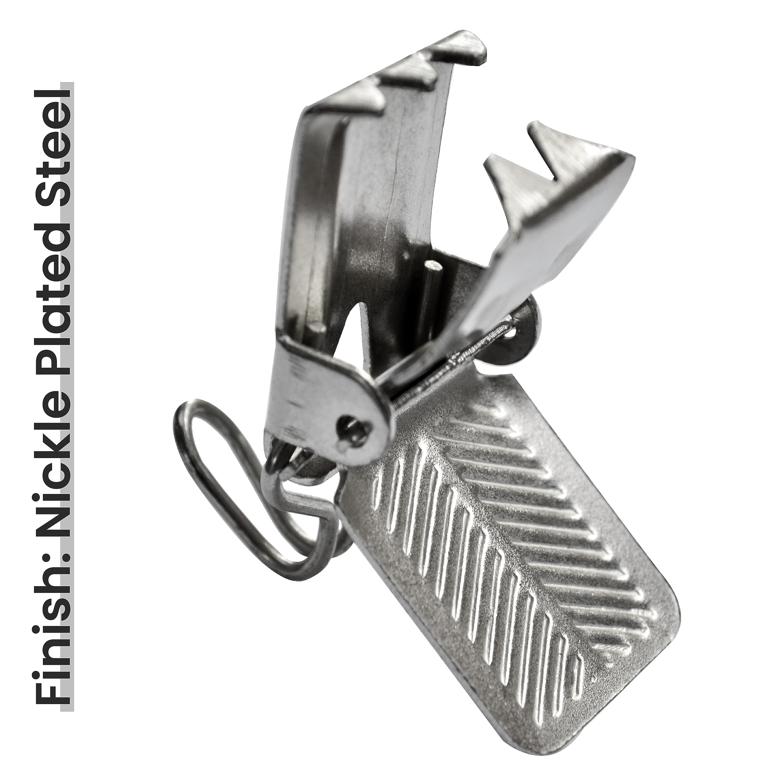 Durable Alligator Rug Clips for Displaying Rugs, Shawls, Leather & Quilts - Fits 1/4