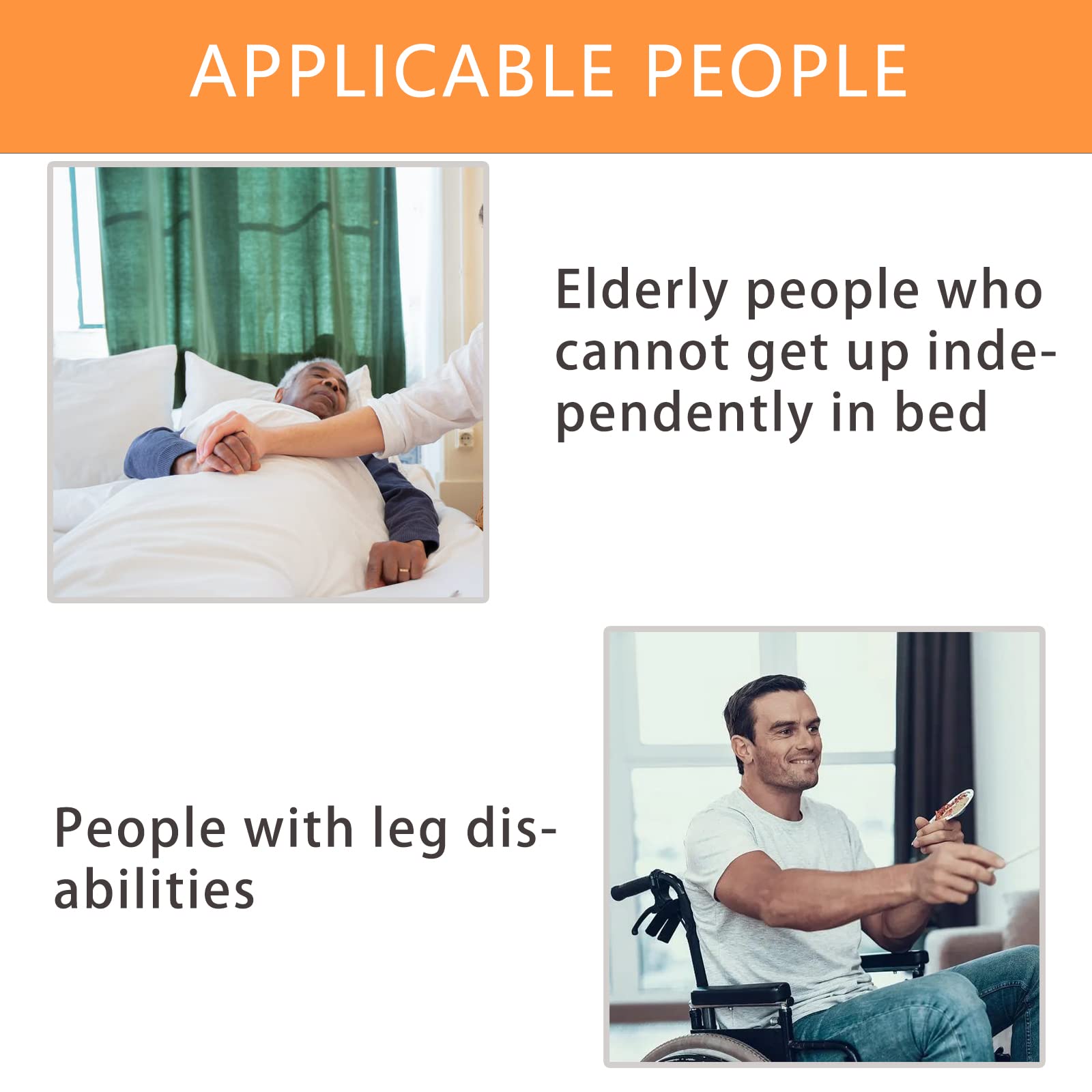 **Ceiling Mounted Bed Trapeze for Elderly & Disabled - Adjustable Bed Mobility Transfer Aid, Stand Ladder Bed Helper - Ideal for Hospitals, Home Bedrooms & Post-Surgery Recovery**    *(Use Case: Assists with safe transfers, mobility exercises, and daily independence for seniors, disabled individuals, and post-operative care.)*
