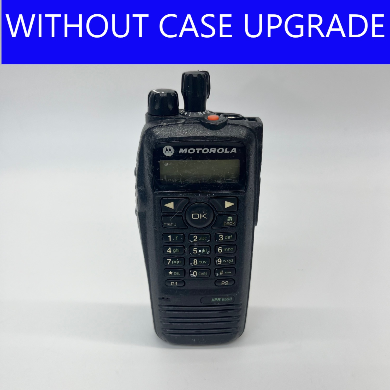 Motorola XPR6550 AAH55TDH9LA1AN Digital UHF Two-Way Portable Radio with CONNECT PLUS Option - Ideal for Construction, Security & Outdoor Communication