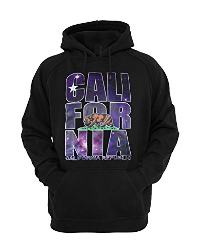 California Republic Purple Space Unisex Hoodie - Soft Cotton Pullover Sweatshirt for Men & Women | Streetwear, Casual Wear, Loungewear & Gifts