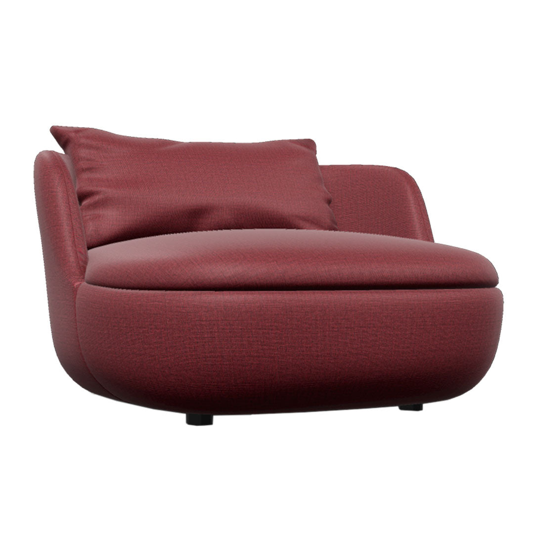 Stylish Bart Canapé Armchair - Modern Lounge Chair for Living Room, Bedroom & Office - Comfortable Upholstered Accent Chair with Wooden Legs (Perfect for Reading Nook, Cozy Corner or Small Space Decor)