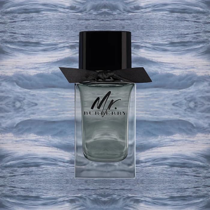 Burberry Mr. Burberry Eau de Toilette for Men - Woody Cologne with Grapefruit, Cardamom, Vetiver & Guaiac Wood Notes - Long Lasting Fragrance Spray - Perfect for Date Night, Office & Special Occasions