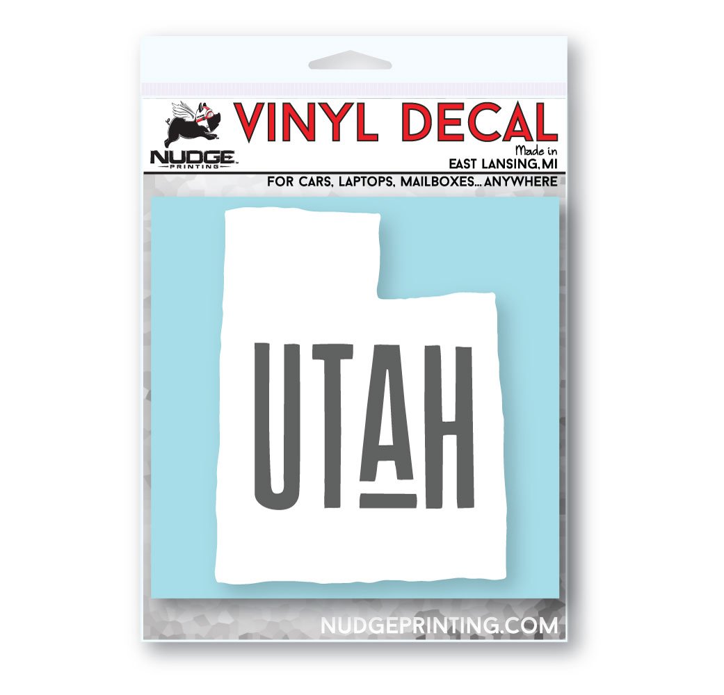 Premium USA Car Decals for Utah - Durable Vinyl Stickers for Cars, Trucks & Windows - Perfect for State Pride, Gifts & Personalization