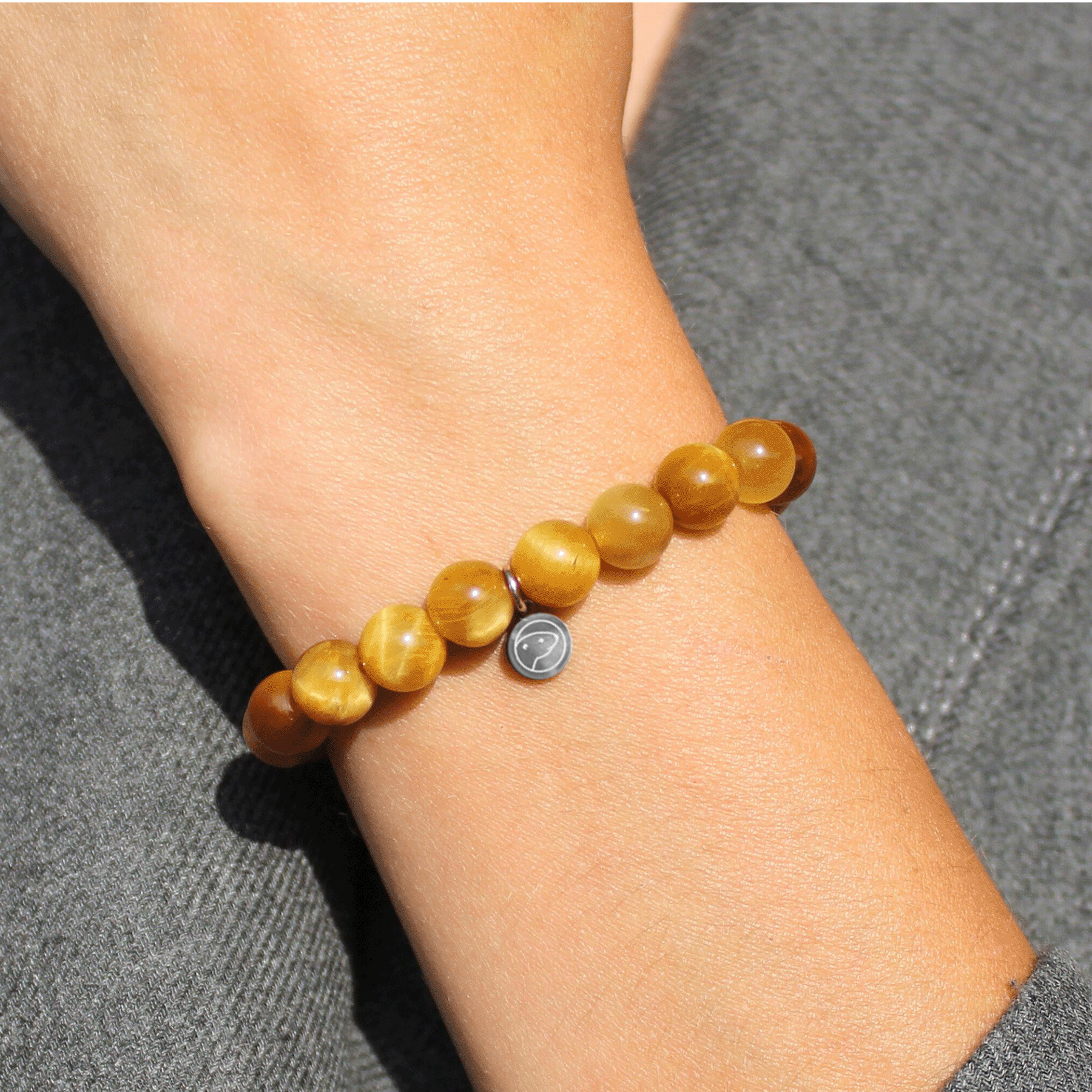 Golden Tiger Eye Bracelet for Men & Women - Natural Stone Beaded Healing Jewelry for Protection, Confidence & Good Luck - Perfect for Meditation, Yoga & Spiritual Gifts