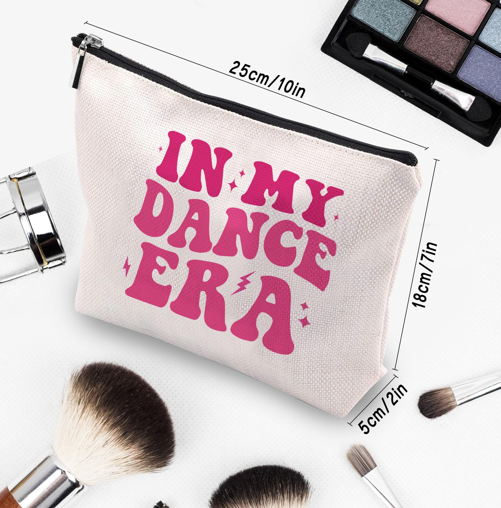 Dancer Gifts Makeup Cosmetic Bag - In My Dance Era Essentials for Women, Perfect for Dance Team Coaches, Teachers & Birthday Presents, Ideal for Dance Classes, Rehearsals & Performances