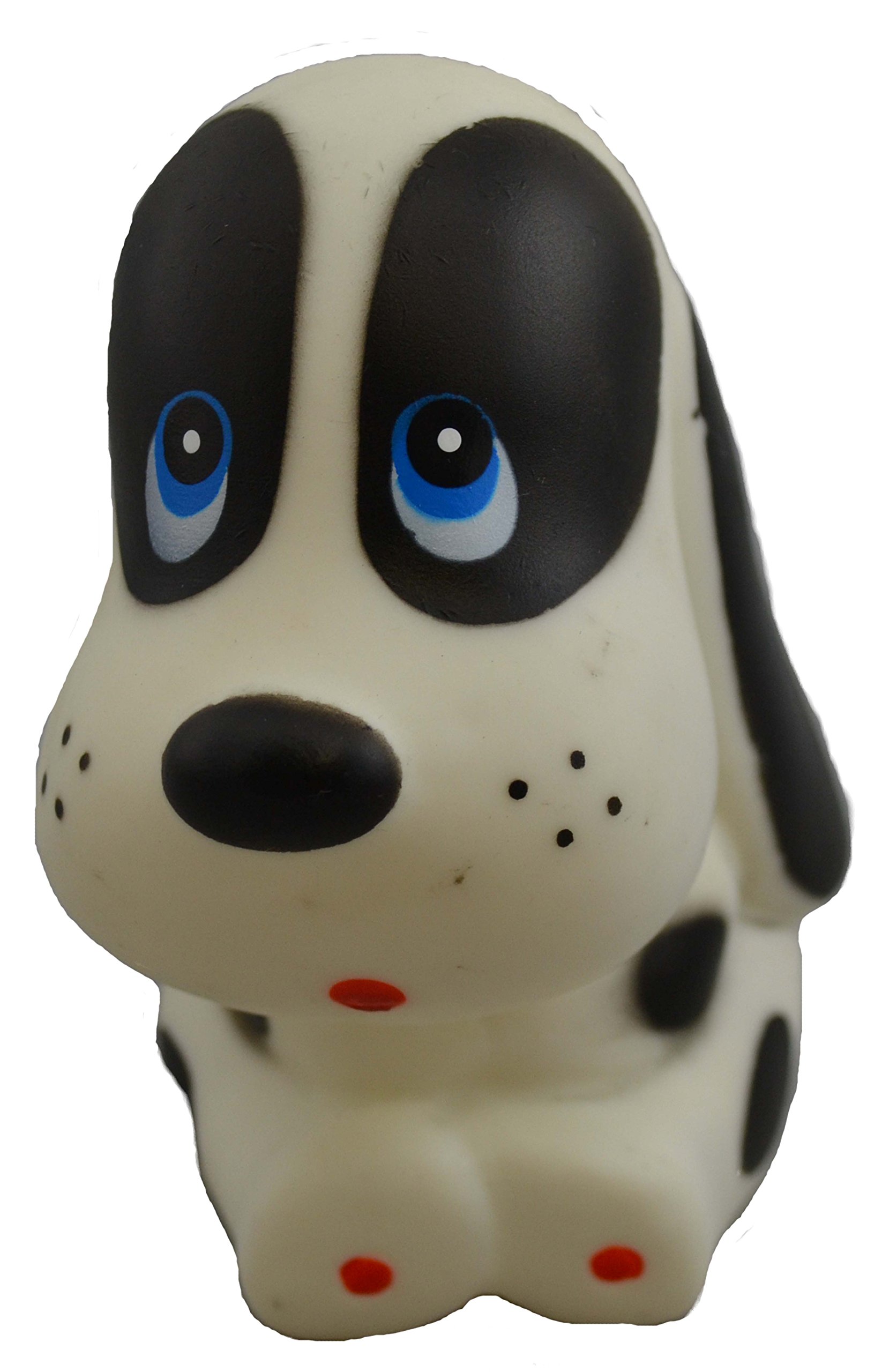 Durable Vinyl Squeaky Dog Toy for Small & Medium Dogs - 3.75 Inch Puppy Chew Toy - Safe & Non-Toxic Pet Plaything for Indoor & Outdoor Fun